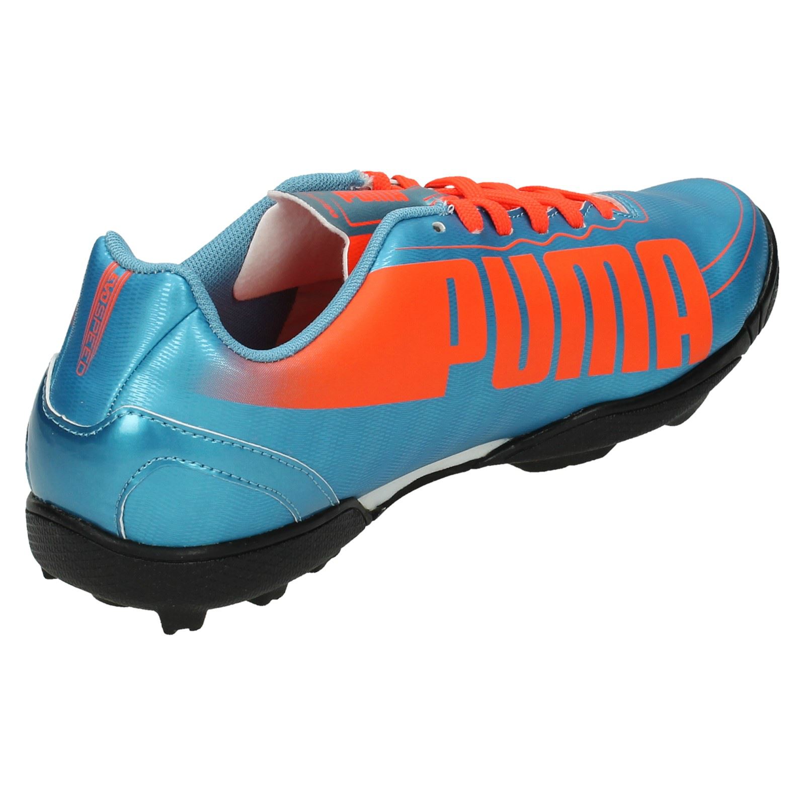 Boys Junior Puma Astro Turf Football Trainers /'Evo Speed 5.2 TT JR/'