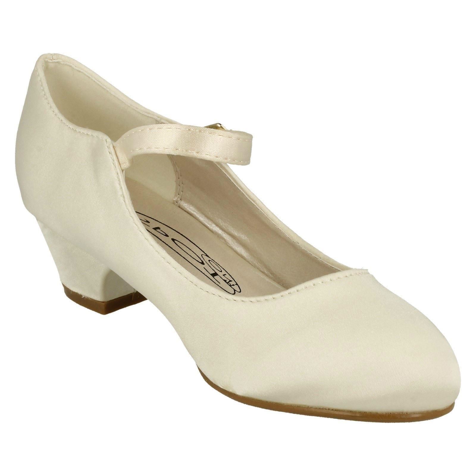 Girls Spot On Formal Mary Jane Style Party Shoes - Picture 8 of 28