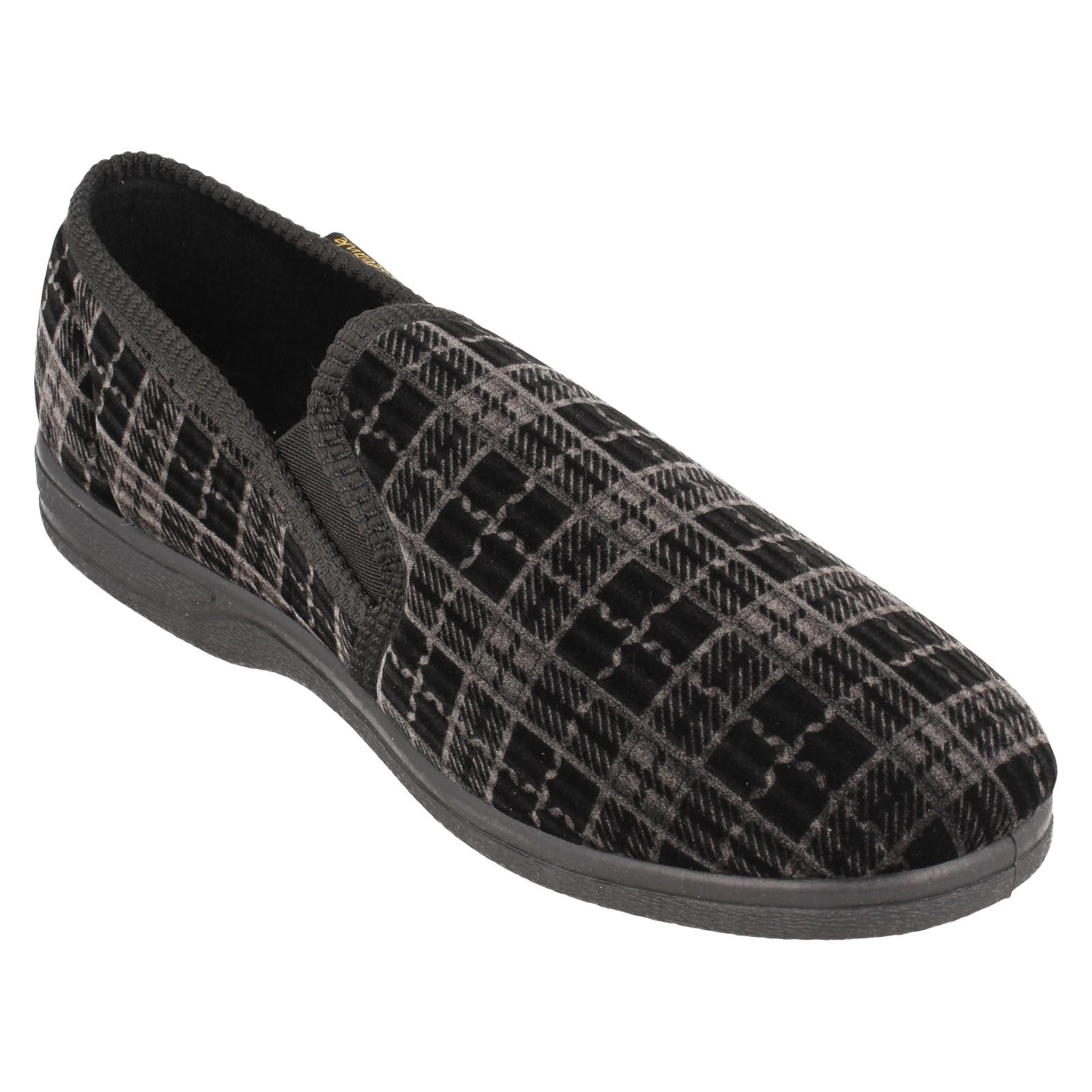 Mens Rosebank Twin Gusset Indoor Slippers Jack - Picture 17 of 19