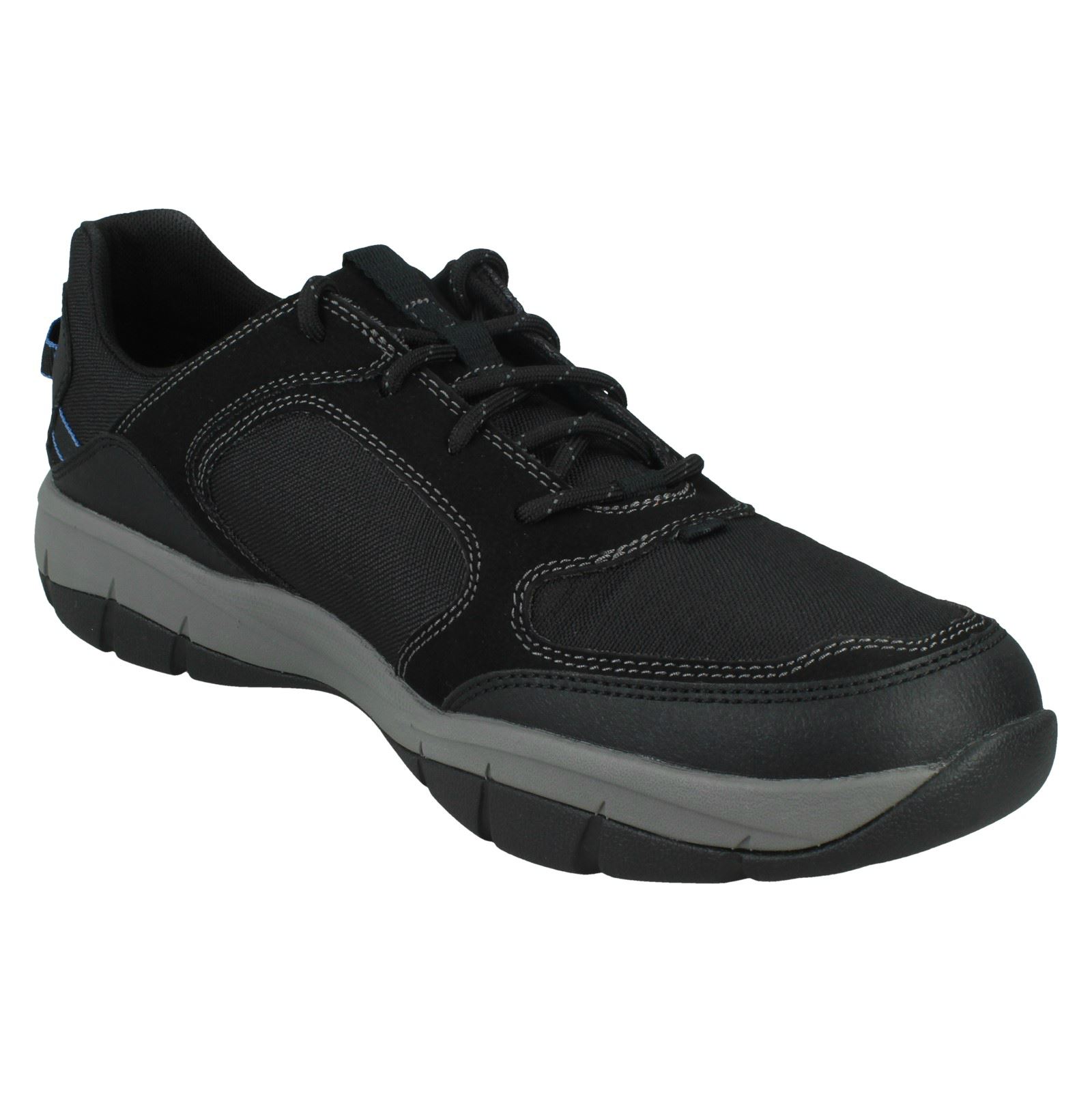 Scarpe da ginnastica uomo Clarks casual Ervin pizzo - Foto 4 di 10
