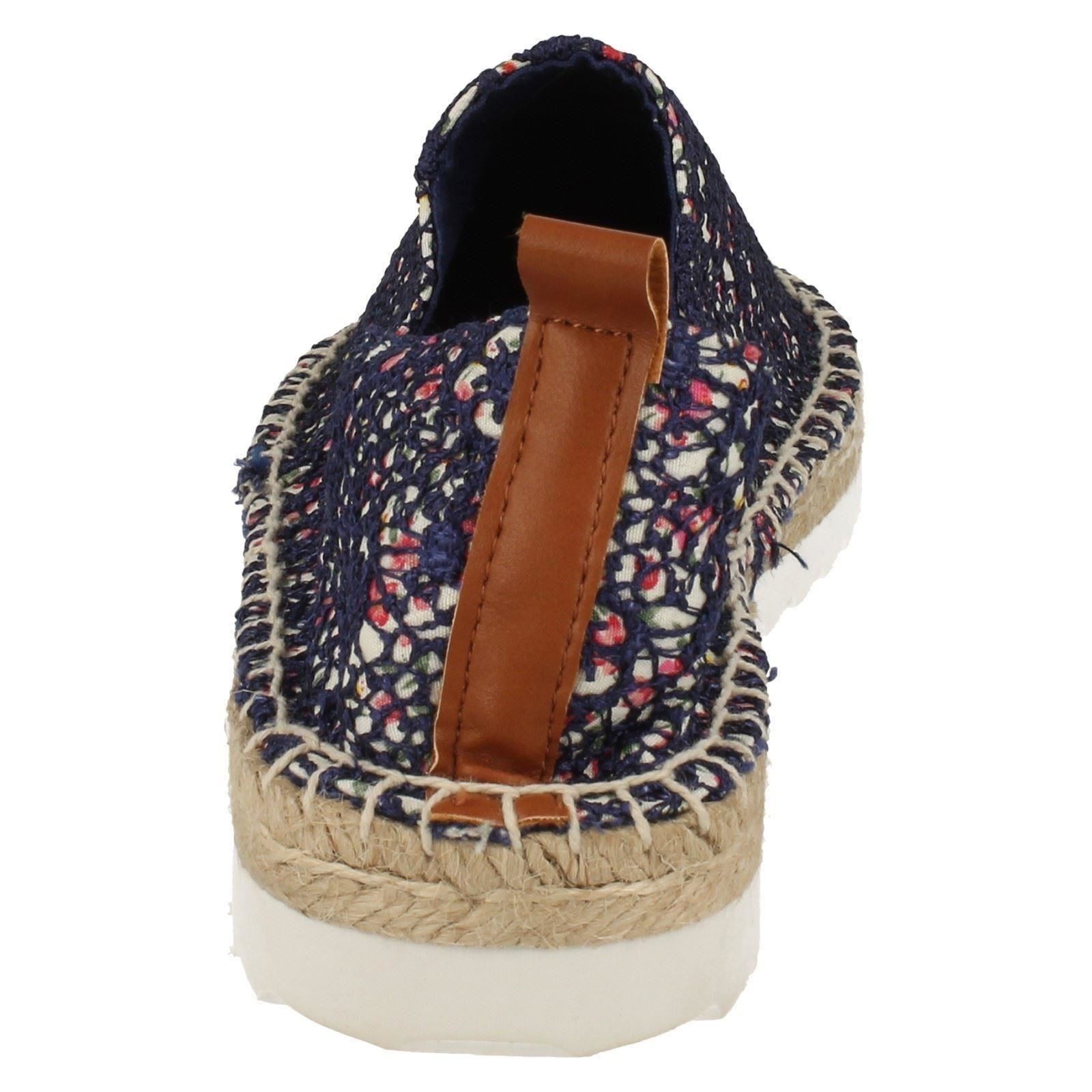 Ladies Savannah Casual Summer 'Canvas Pumps' - Picture 14 of 19