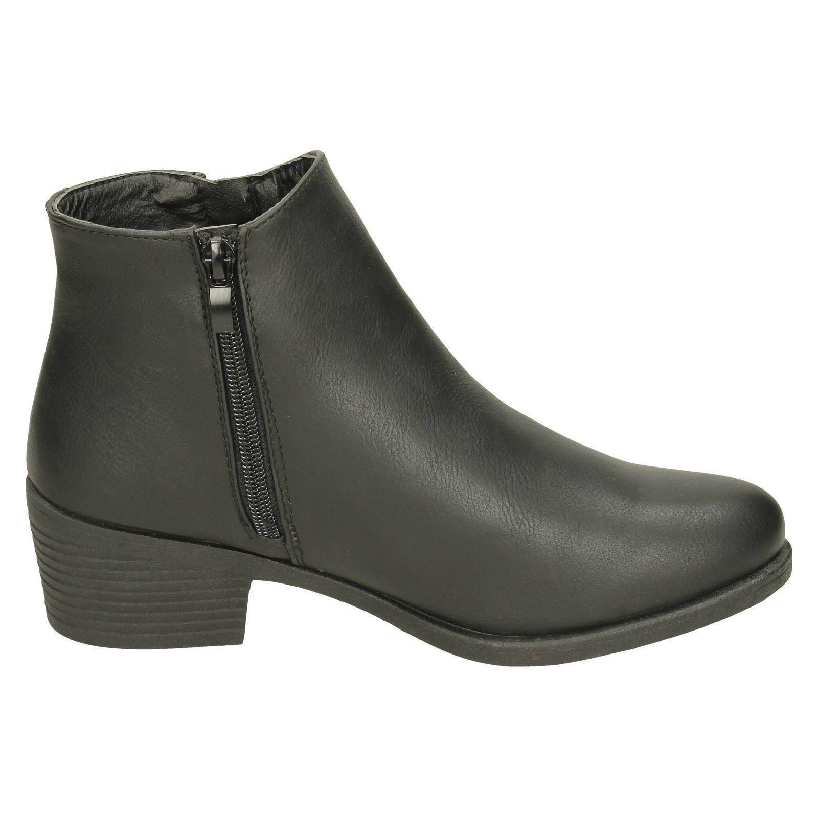 Botas al tobillo informales de tacón medio para dama F5R0736 - Imagen 7 de 19