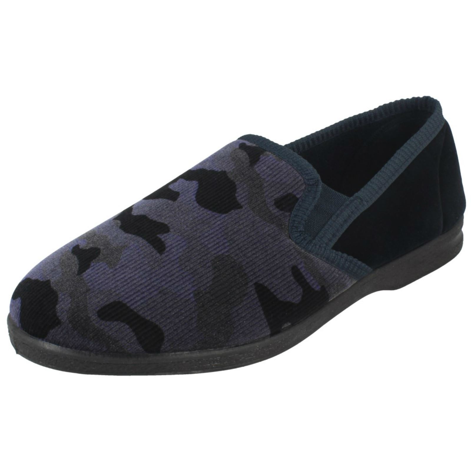 Mens Spot On Camouflage Full Slippers UK