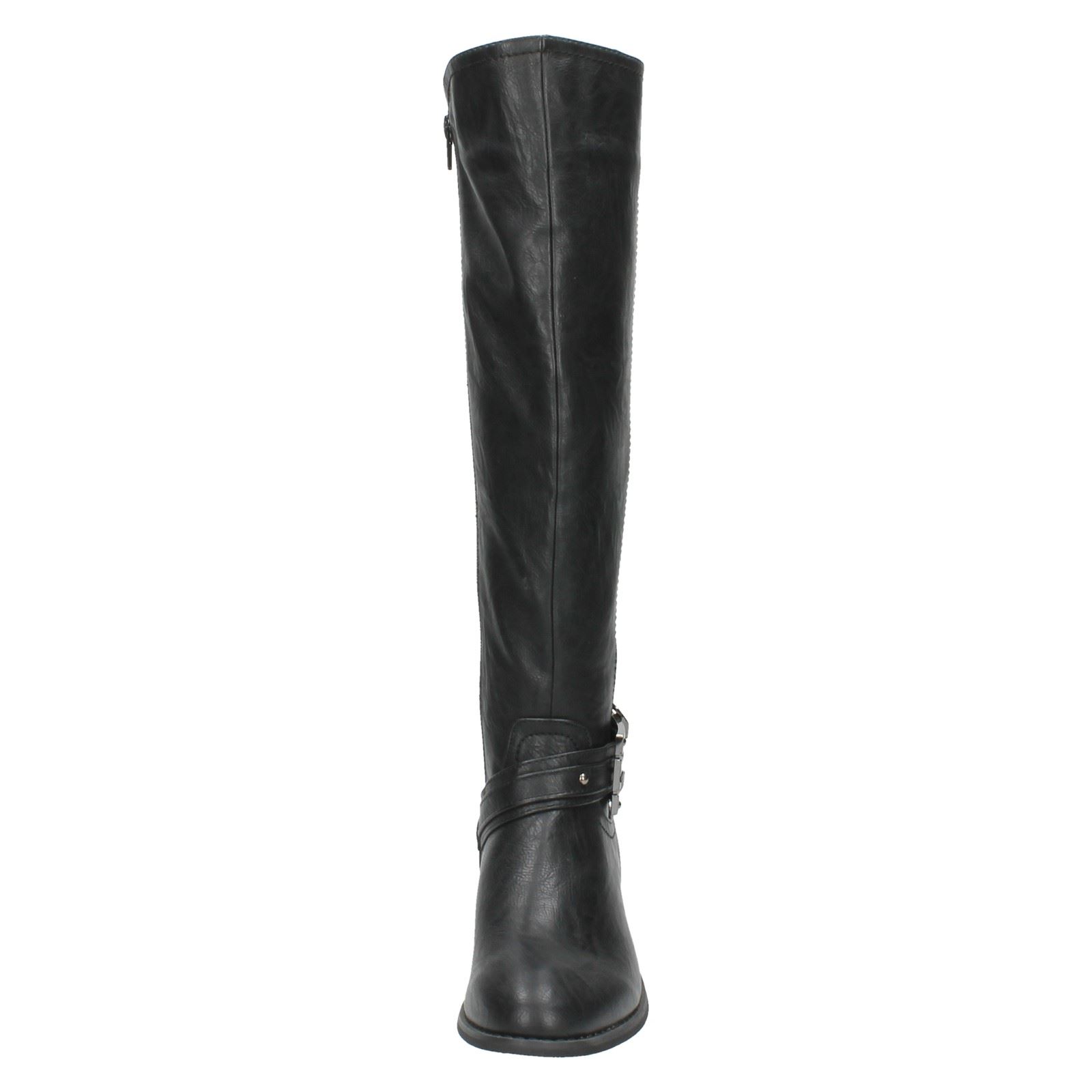 Ladies Spot On /'Knee High Boots/'