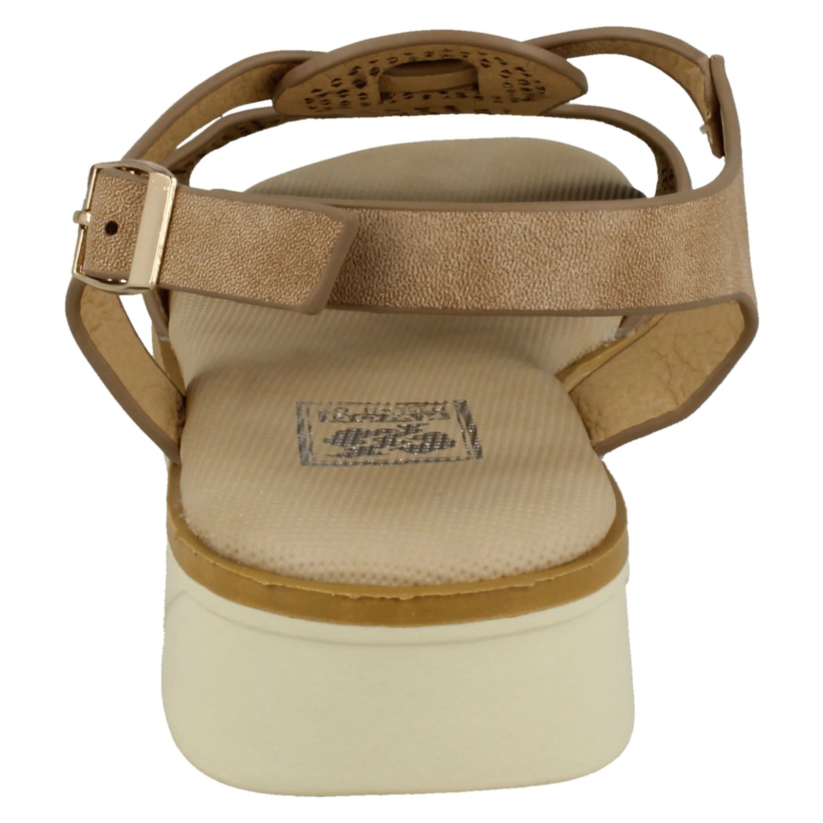 Ladies Down To Earth 'Low Wedge Sandals' - Picture 15 of 19