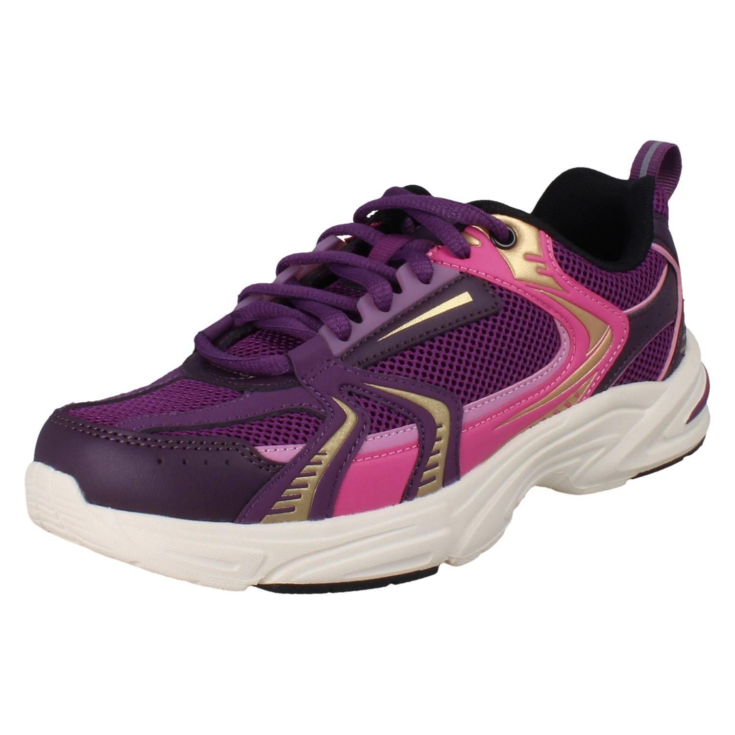 Entrenadores deportivos de malla con cordones acolchados ligeros Clarks para niños Crafton Move Y - Imagen 11 de 19