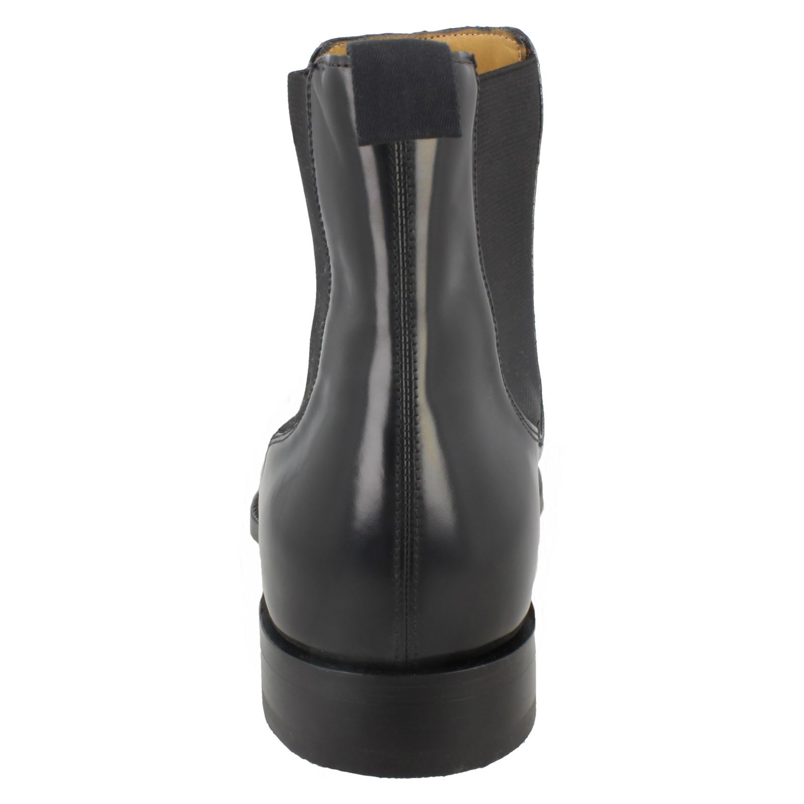 Welted pelle Slip Shine Mens Formal nero Boots Chelsea Hi On in Sole Barker Bedale gqRUHTzwE