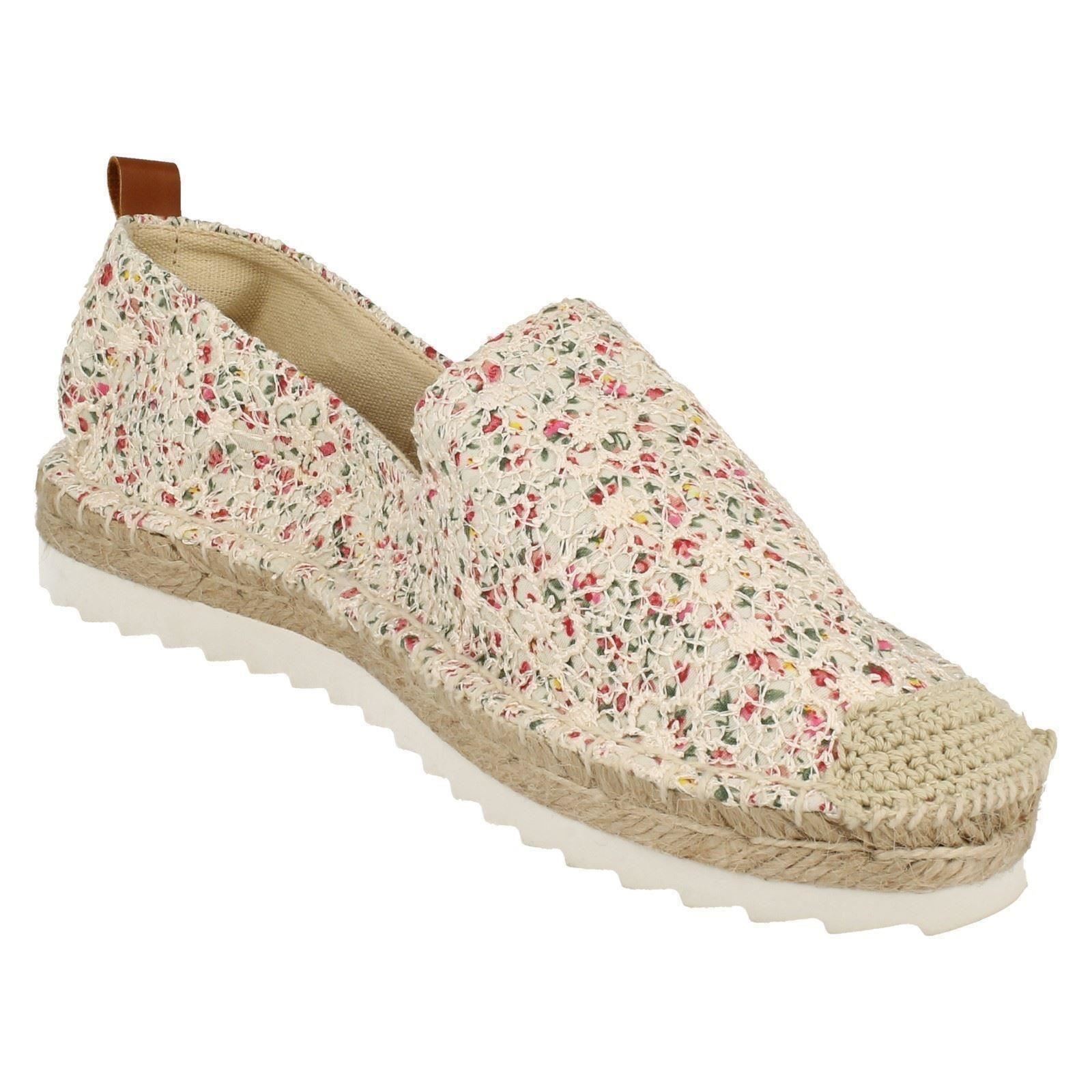 Ladies Savannah Casual Summer 'Canvas Pumps' - Picture 8 of 19
