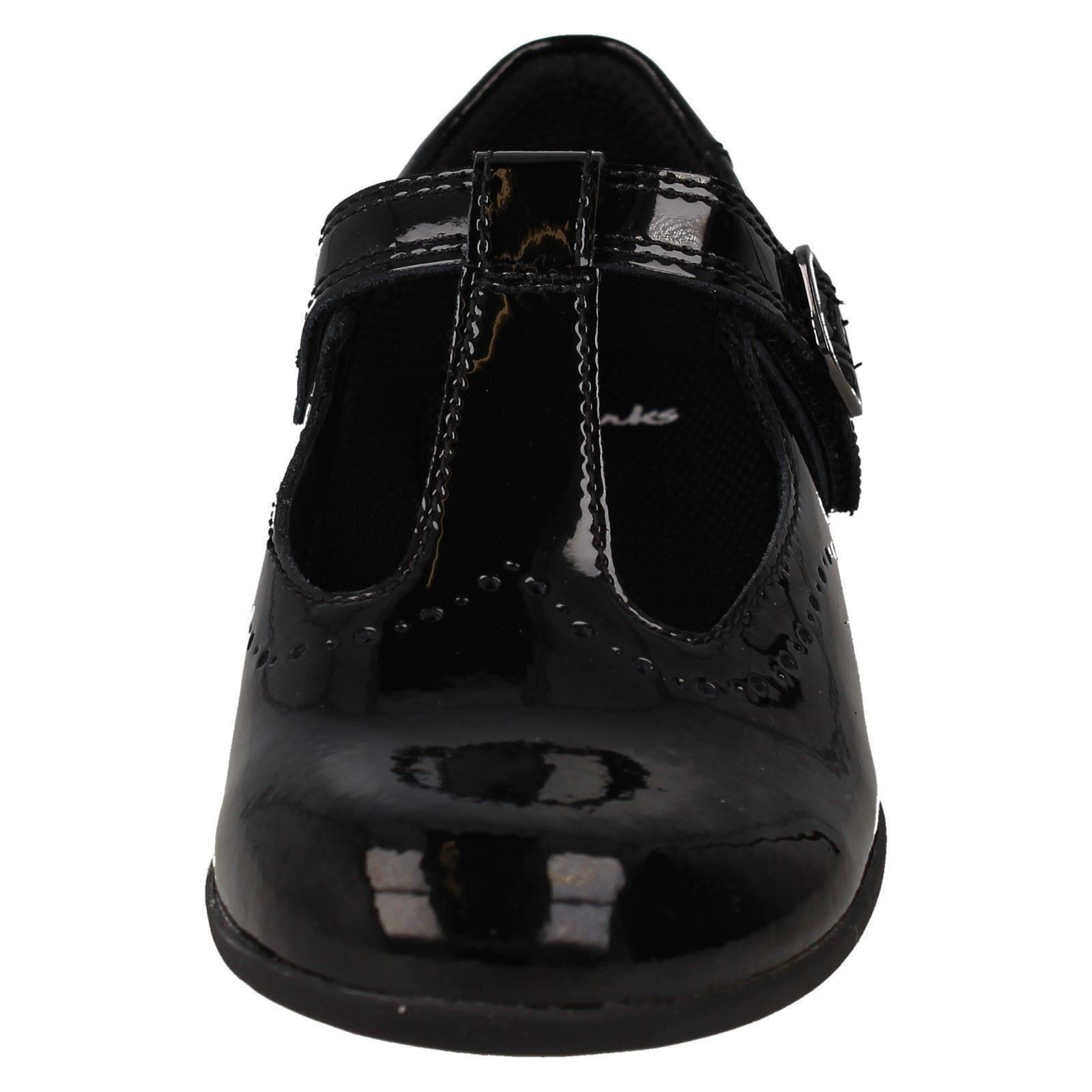 Girls Clarks T-Bar Detailed School Shoes Scala Seek - Picture 18 of 19