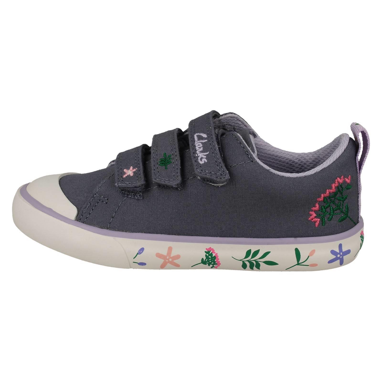 Kinder Clarks Muster detaillierte Canvas Schuhe *Foxing Lo* - Bild 12 von 37