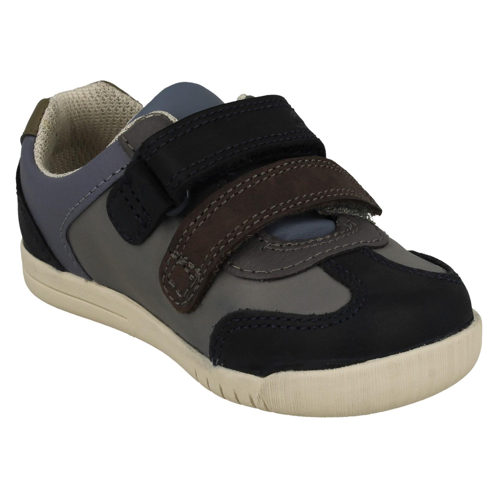 Jungen Clarks Streifendetail Klettverschluss Schuhe "Den Stripe" - Bild 9 von 28