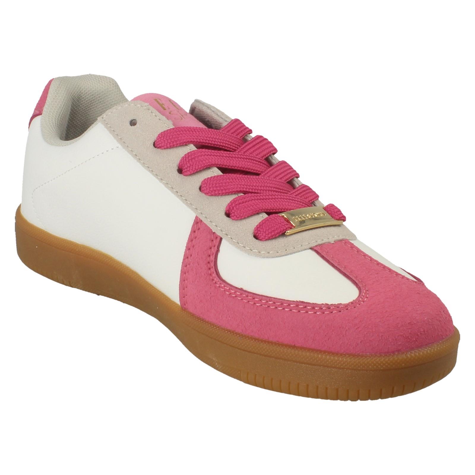 Damen Elle Sport Freizeit Schnürschuhe Sportlich Fitnessstudio Turnschuhe Schuhe F7R339 - Bild 8 von 10