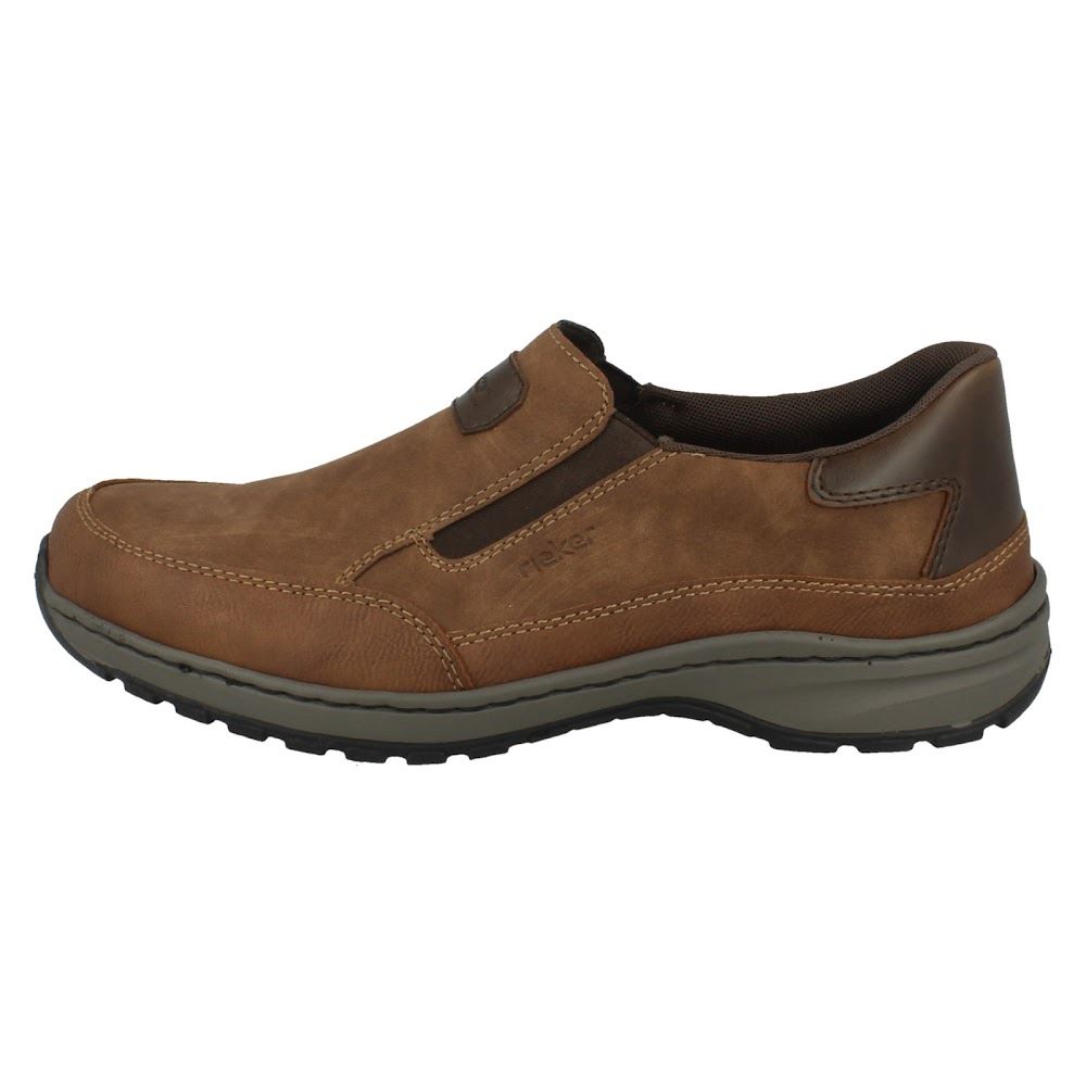 Mens Rieker Slip On Casual Shoes Extra Wide Fit Removable Insoles *03365* - Picture 12 of 19