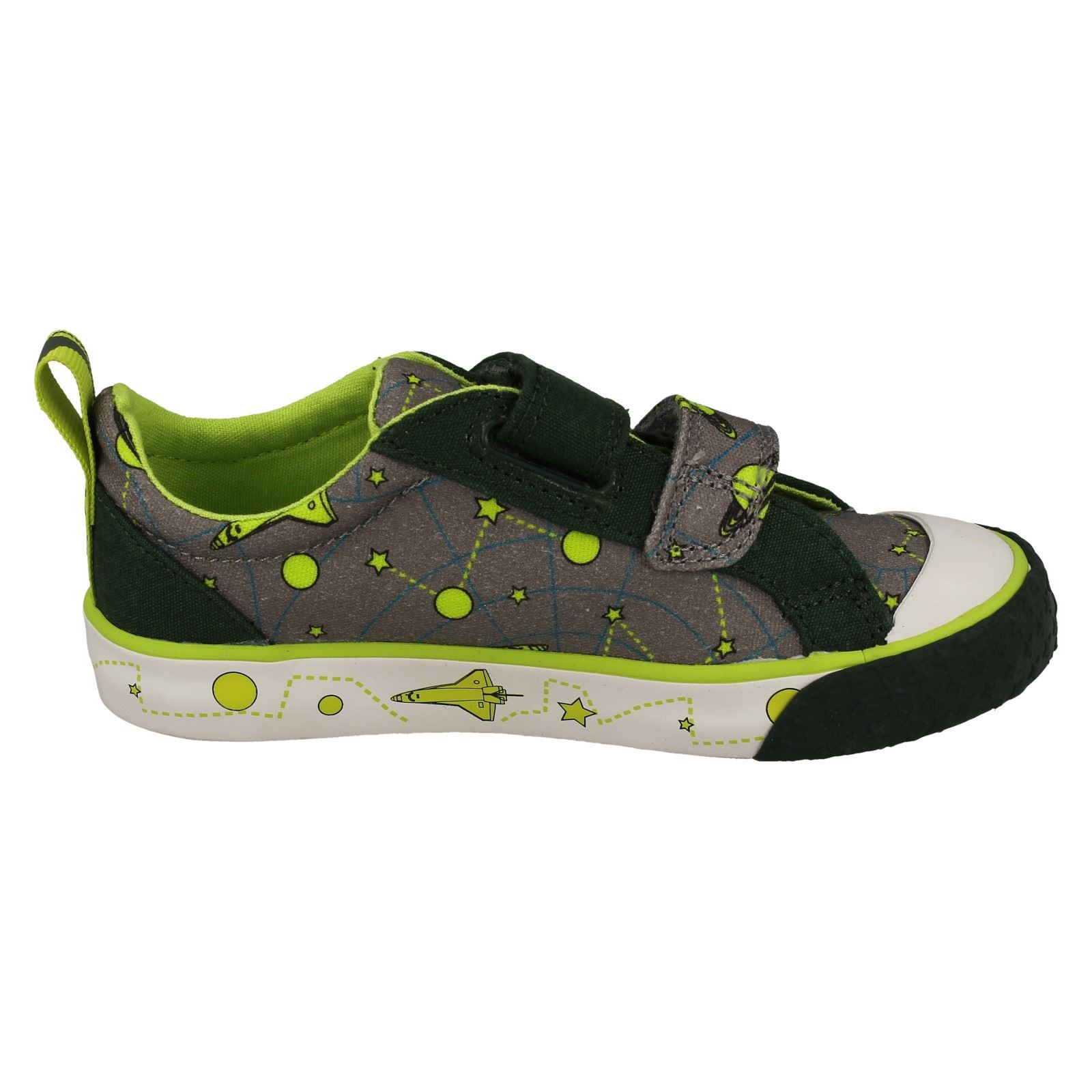 Kinder Clarks Muster detaillierte Canvas Schuhe *Foxing Lo* - Bild 28 von 37