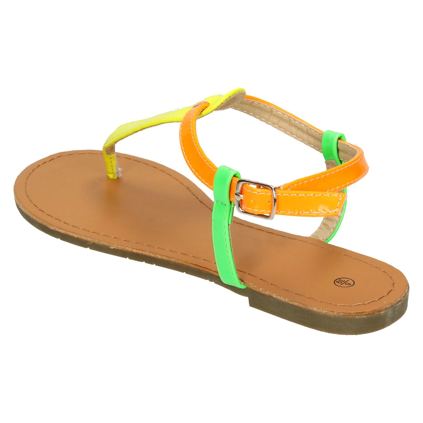 Ladies Spot On Sandals