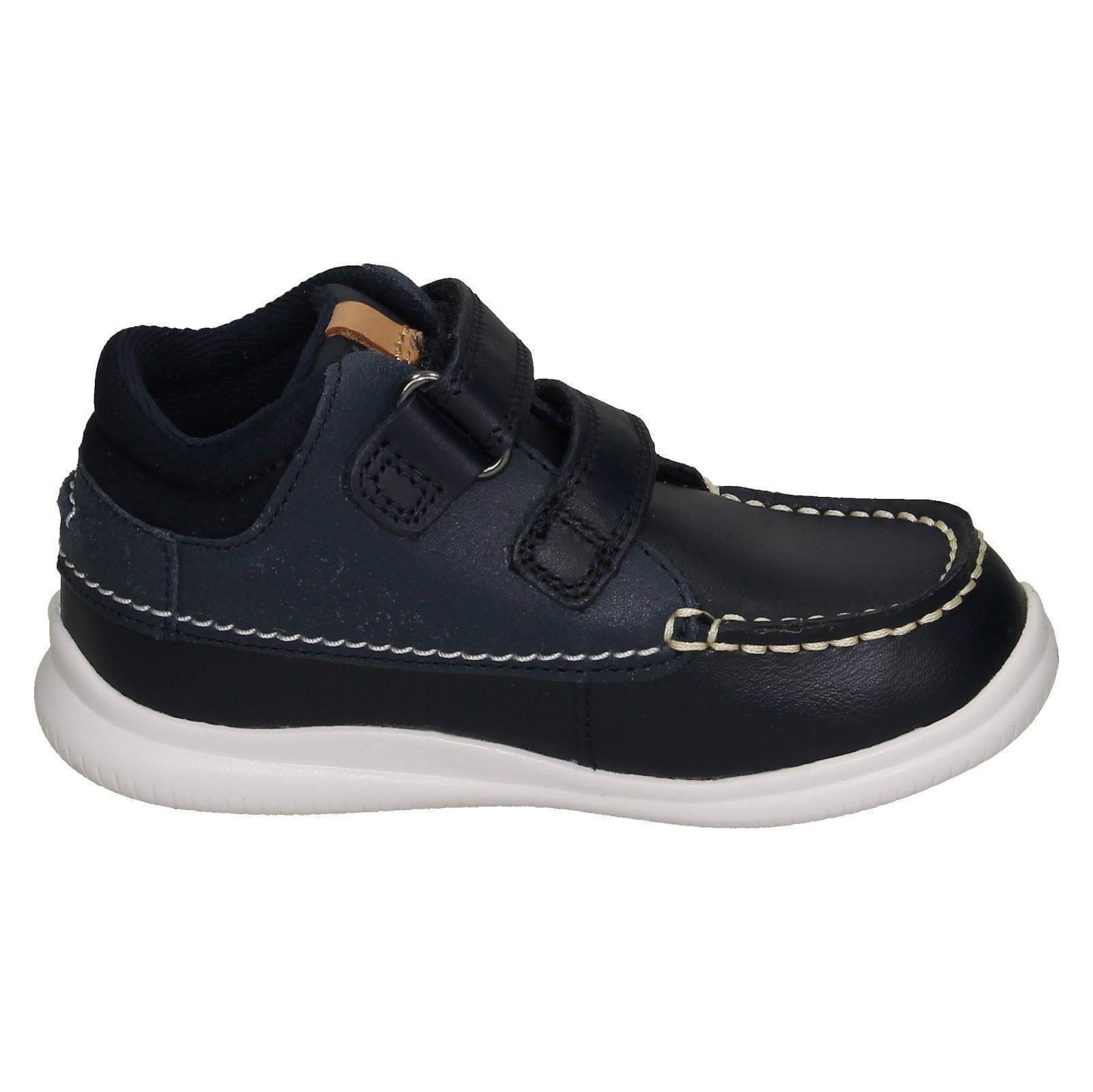 Infantes Niños Clarks Gancho y Lazo Cuero y Textil Botines Cresta Tuktu 19 - Imagen 7 de 19