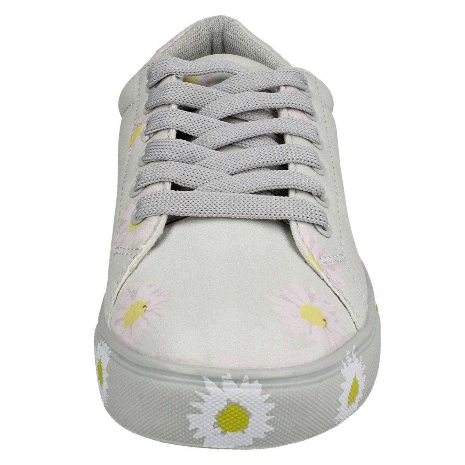 Ladies Spot On Daisy Print Pumps, Trainers F8R0348 - Picture 18 of 28