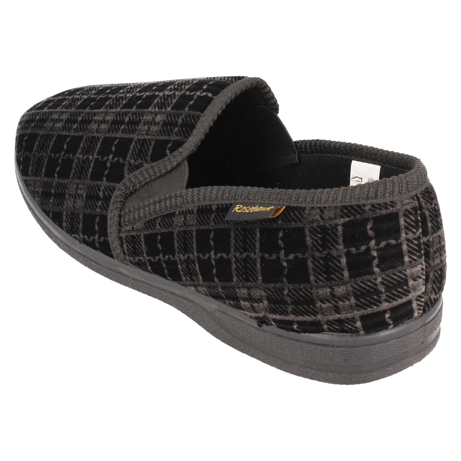 Mens Rosebank Twin Gusset Indoor Slippers Jack - Picture 13 of 19
