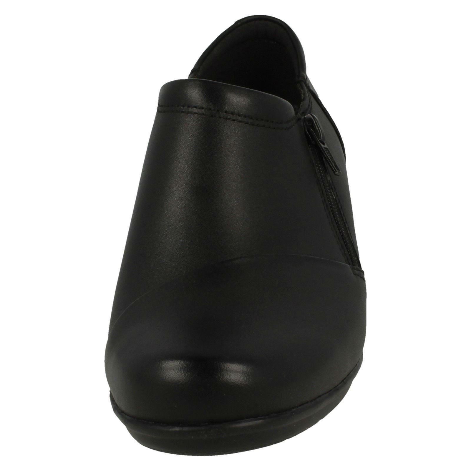 Ladies Smart Trouser Trouser Trouser Zip Up Block Heeled Leather shoes Emslie Claudia 84030b Ladies Smart Trouser Trouser Trouser Zip Up Block Heeled Leather shoes Emslie Claudia 84030b