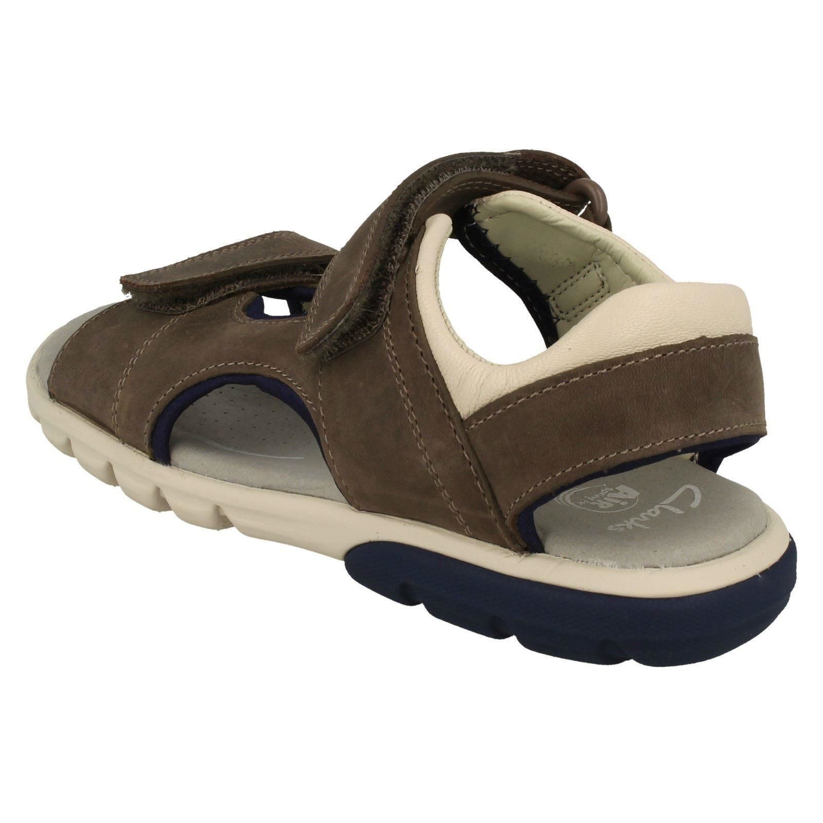casual de Wave para Brown Rocco Clarks niños Sandalias con cordones TqPFwnqRd