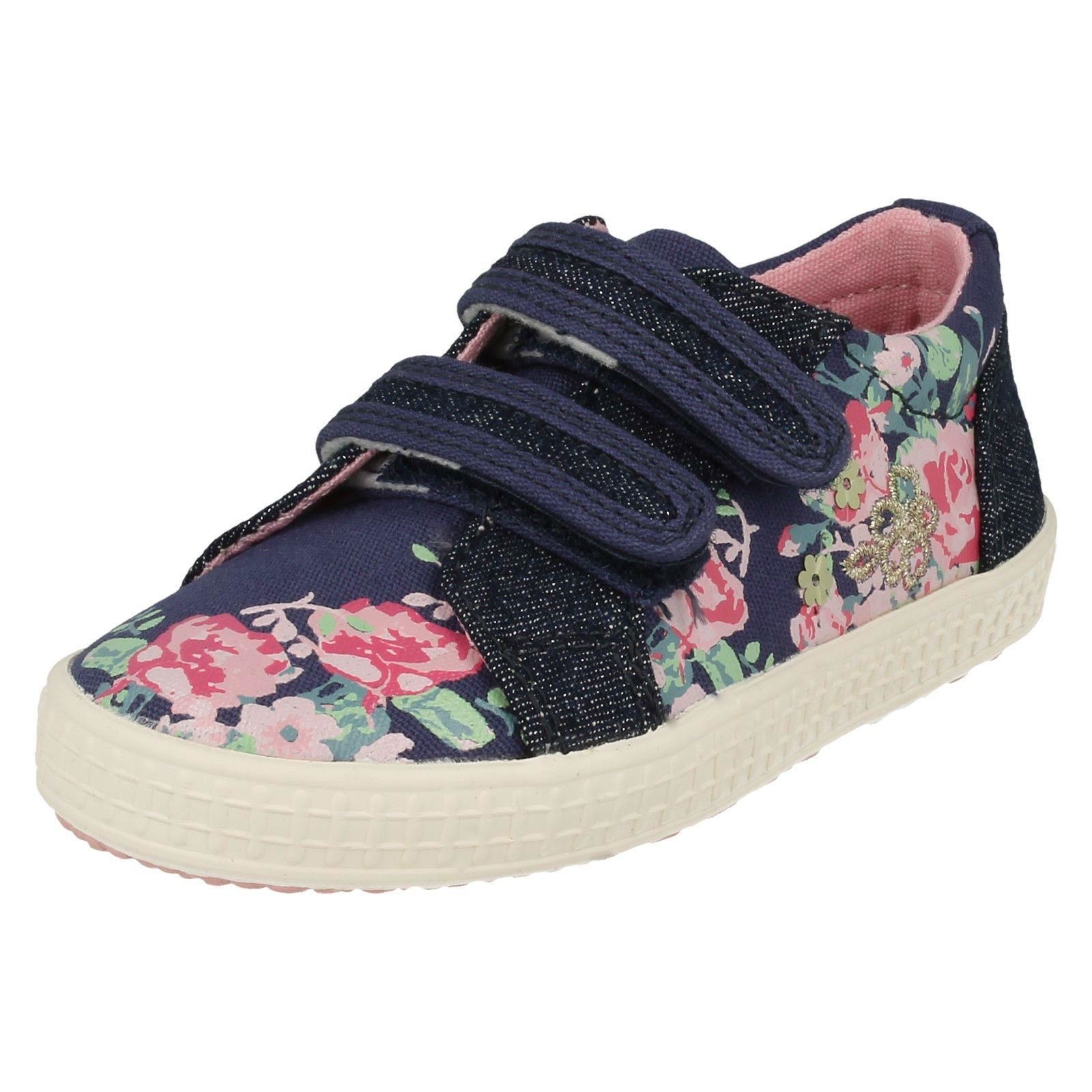Girls Startrite Casual Canvas Shoes Edith 2 - Picture 2 of 19
