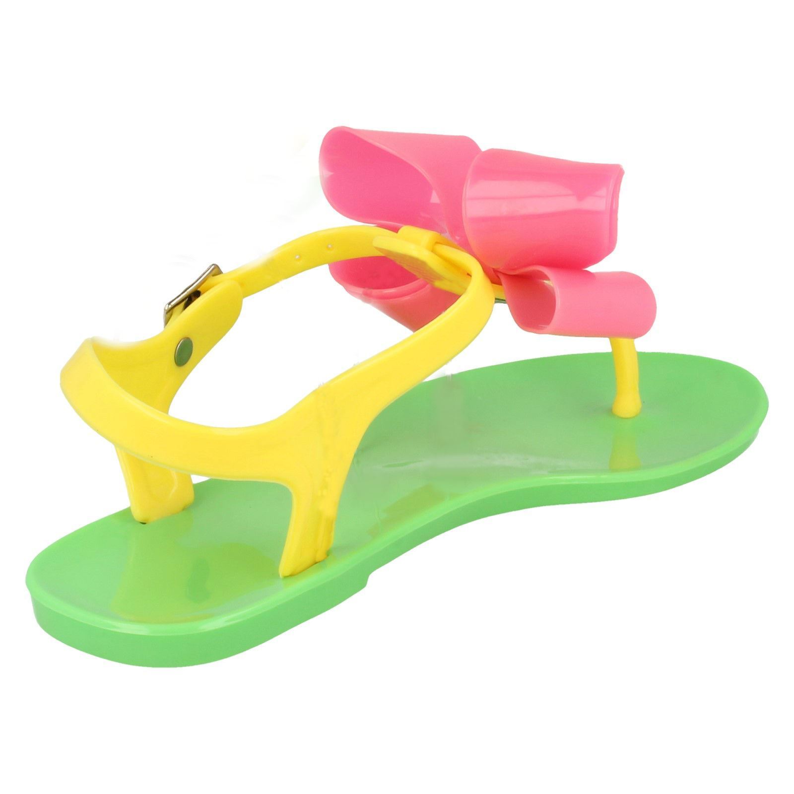 jelly toe post sandals