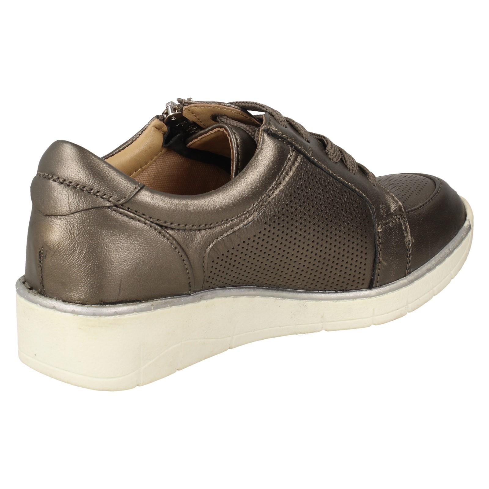 Zapatillas deportivas con cordones y cremallera lateral para dama Ivy - Imagen 9 de 19