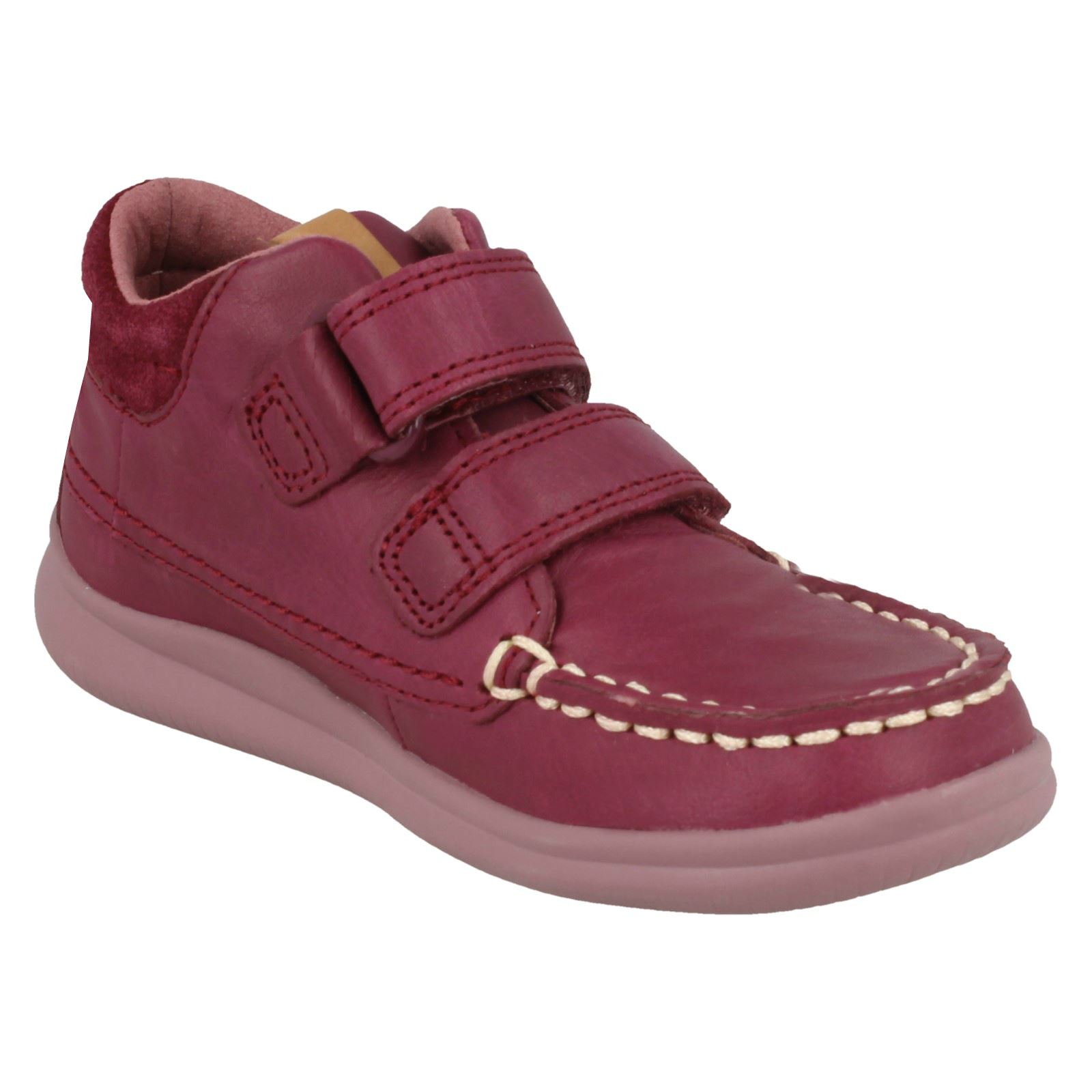 Cloud Mist Clarks casuales Botines Girls Ciruela púrpura xqZItx
