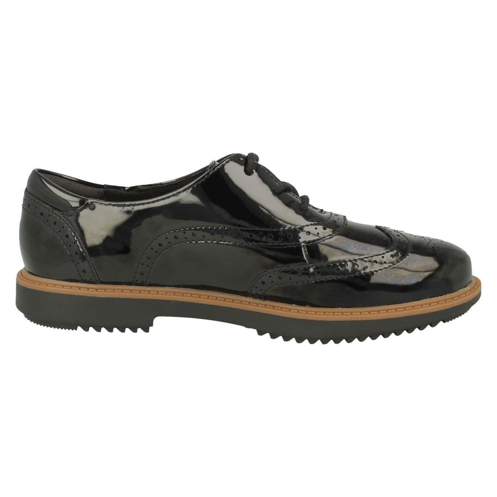 Womens Clarks Lace Up Brogue Style shoes shoes shoes - Raisie Hilde 1712a6 Womens Clarks Lace Up Brogue Style shoes shoes shoes - Raisie Hilde 1712a6