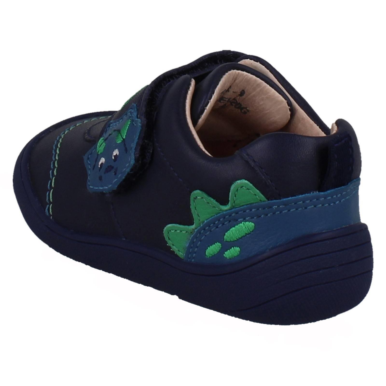 Boys Startrite Padded Soft Leather First Walking Dinosaur Shoes Tread - Picture 4 of 10