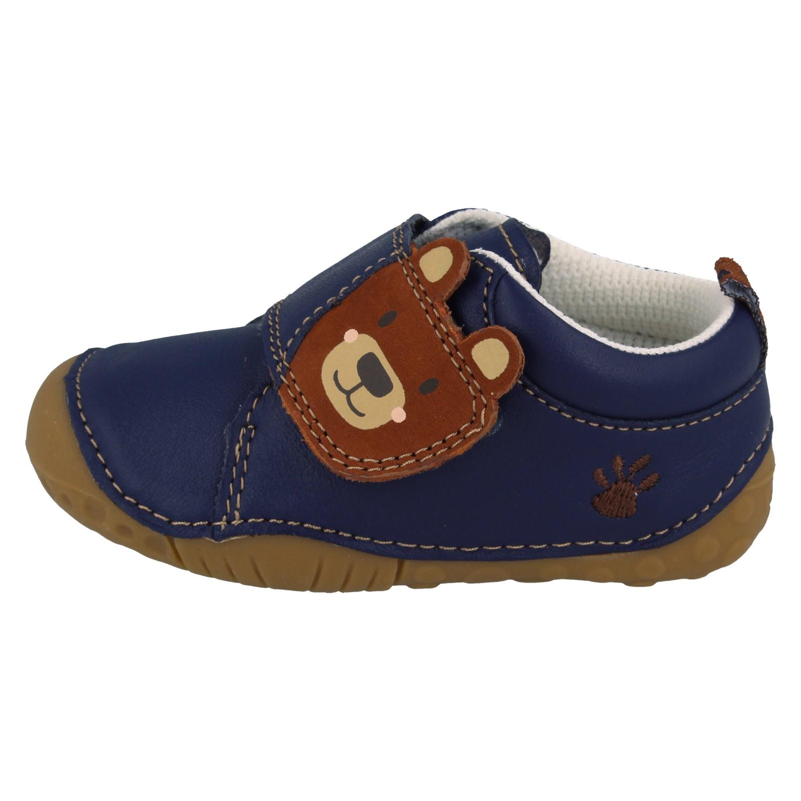 Scarpe Pre-Walker Soft Leather Per Bambini Con Design Orso *Bear Hug* - Picture 3 of 19