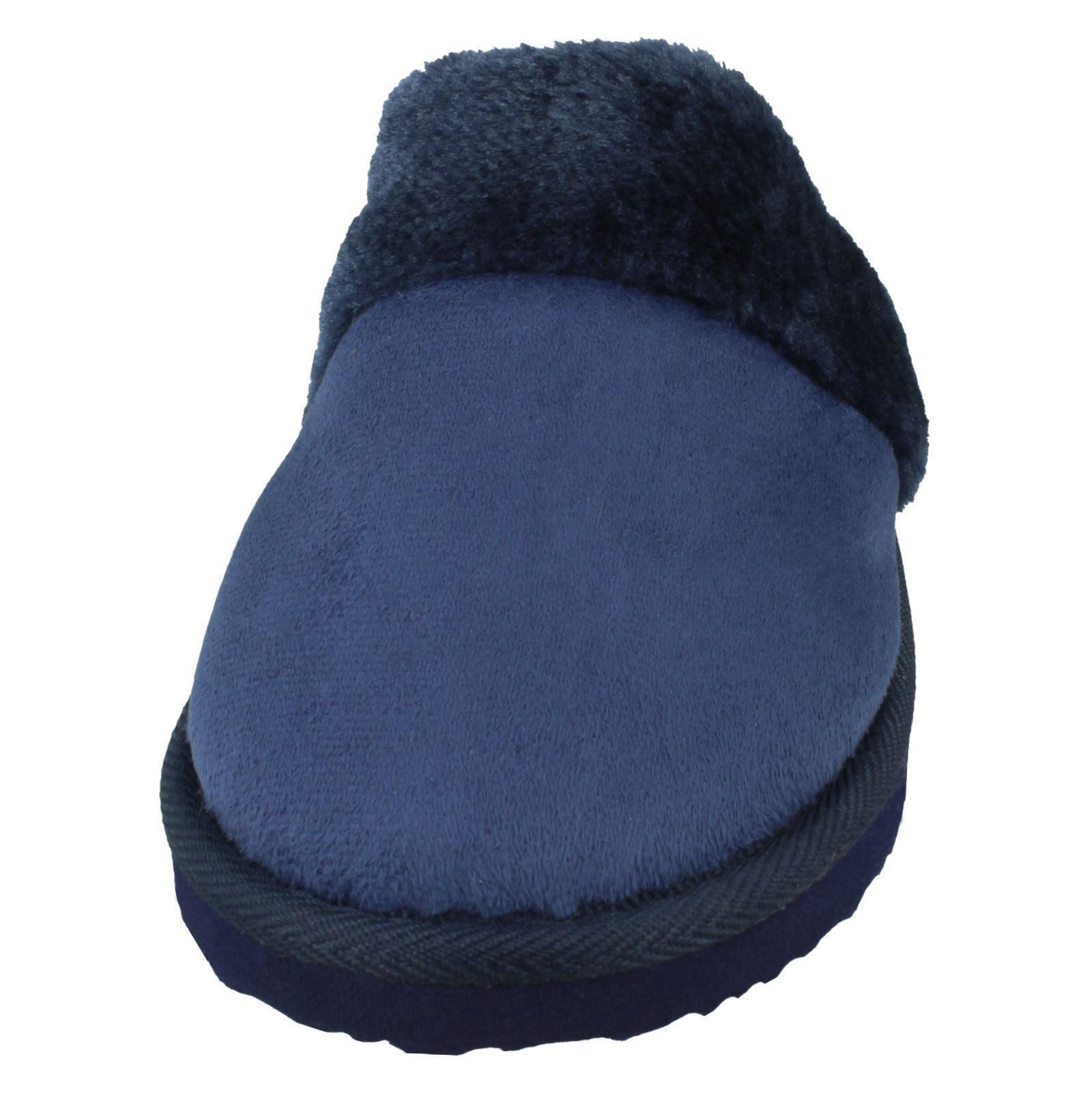Ladies Spot On Mule Slippers - Picture 14 of 19