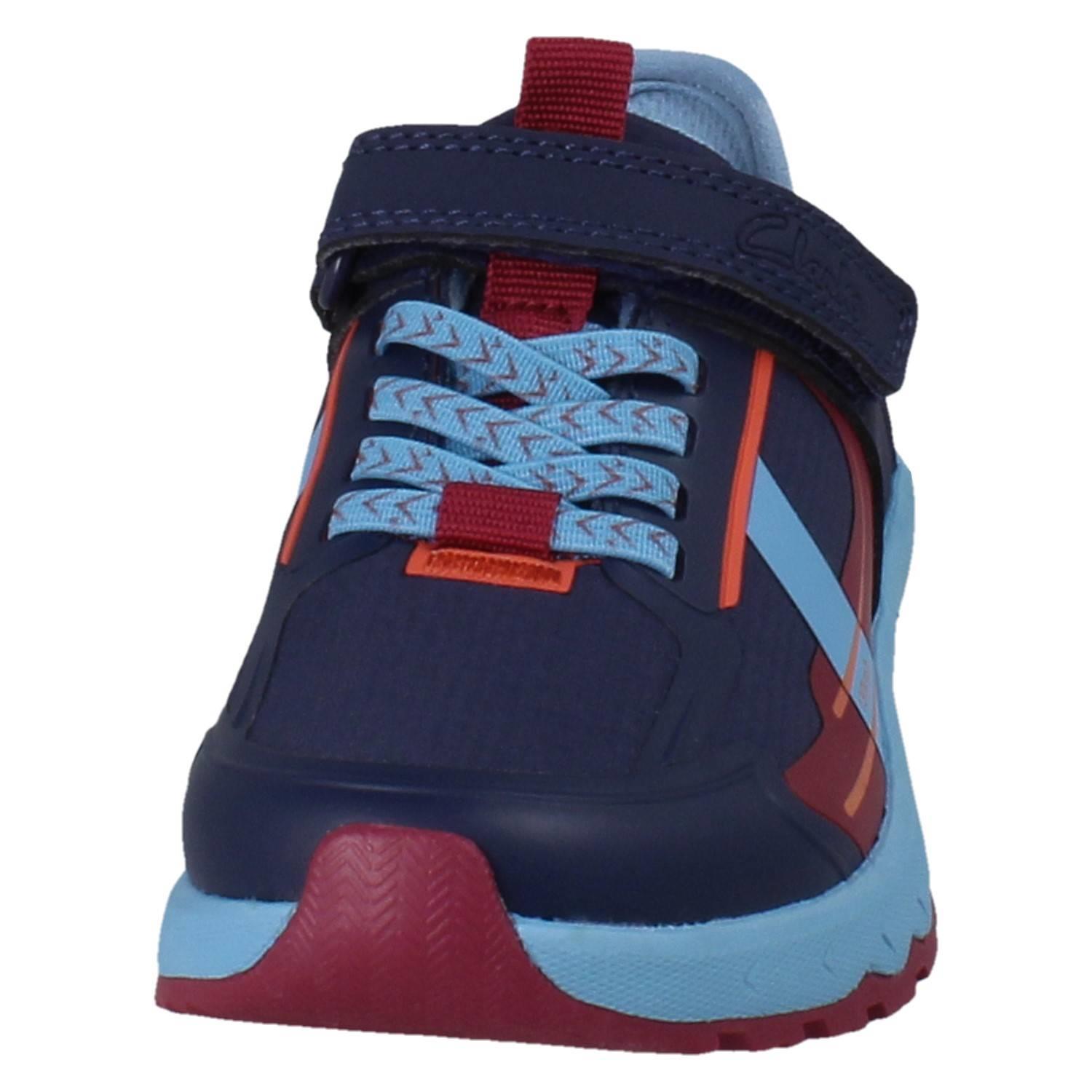 Kinder Clarks Playprints Textil Colour-Pop Cheetah Sporty Turnschuhe Selva Spur - Picture 27 of 37