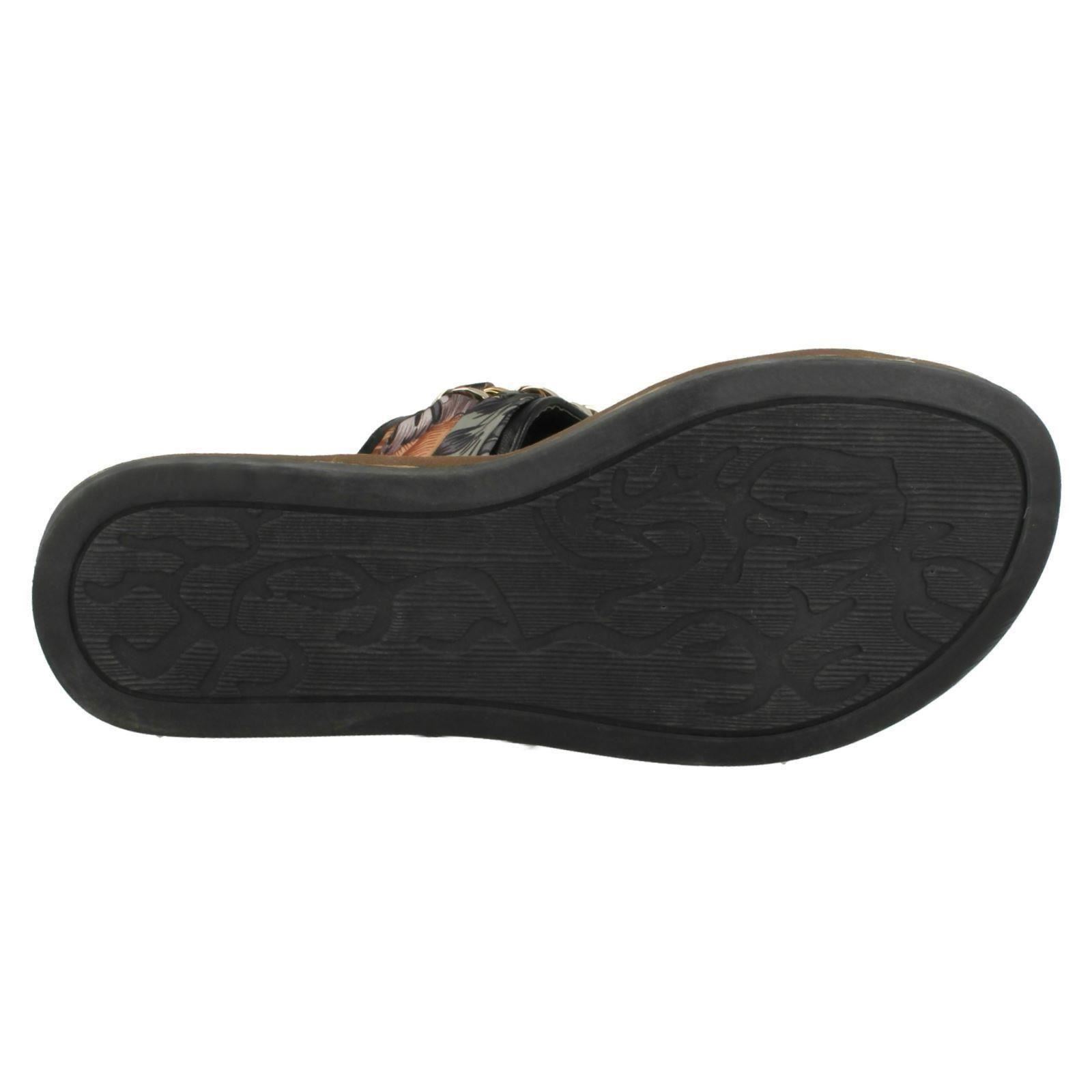 Damen Savannah flache doppelt geflochtene klobige Riemen Sandalen F0R0062 - Bild 10 von 19
