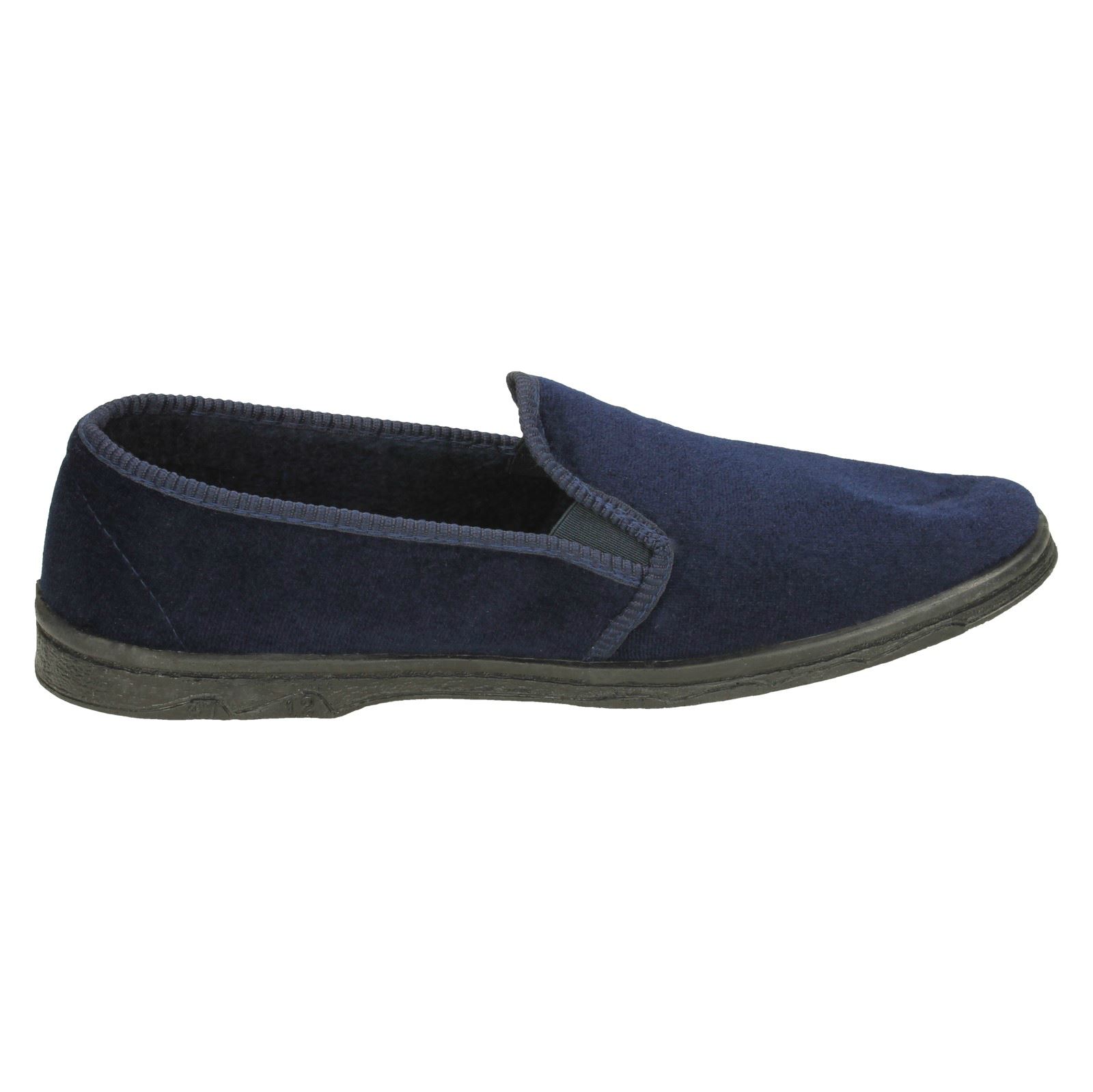 Mens Spot On Comfort Slippers 'X2R009' - Picture 6 of 10
