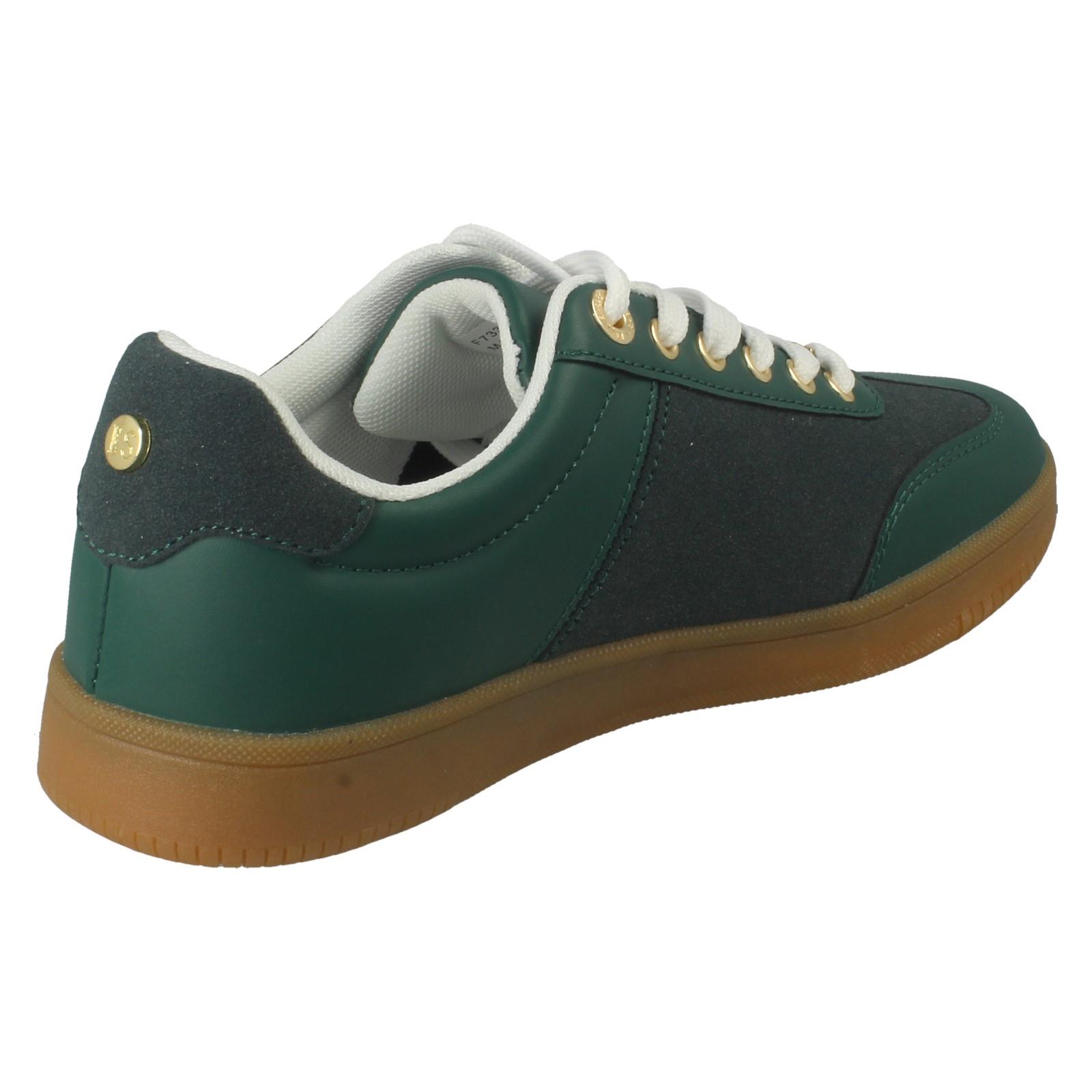 Damen Elle Sport Freizeit Schnürschuhe Sportlich Fitnessstudio Turnschuhe Schuhe F7R335 - Bild 6 von 10