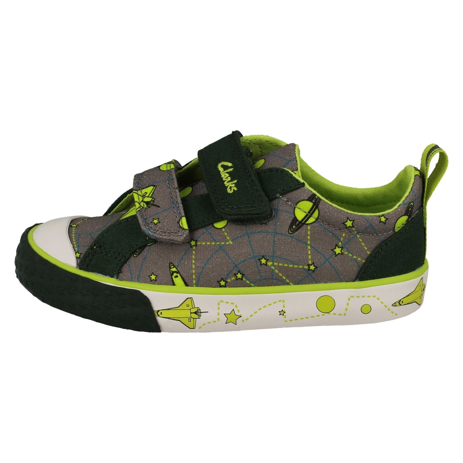 Kinder Clarks Muster detaillierte Canvas Schuhe *Foxing Lo* - Bild 27 von 37