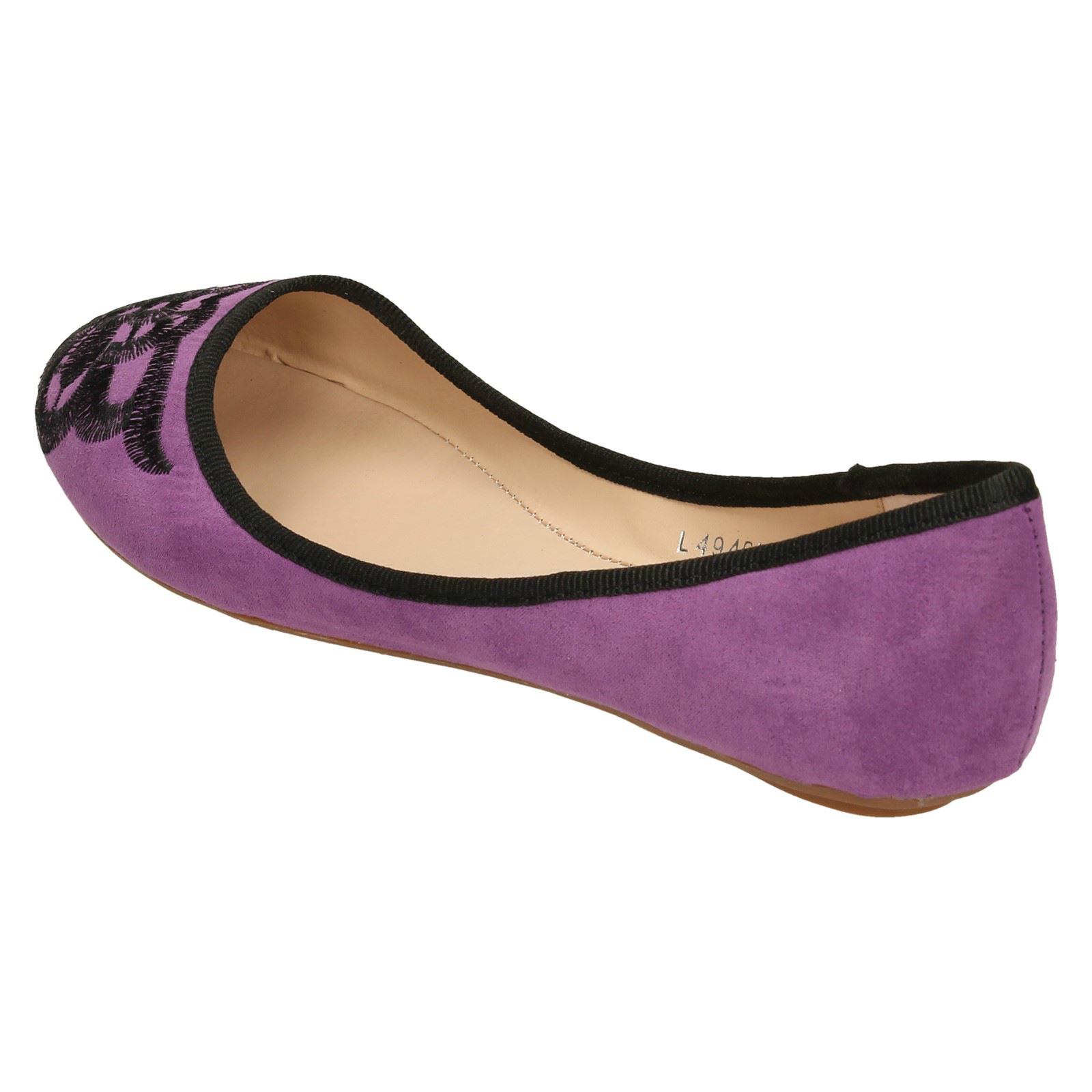 Zapatos de bailarina para dama Anne Michelle Suedette - Imagen 43 de 46