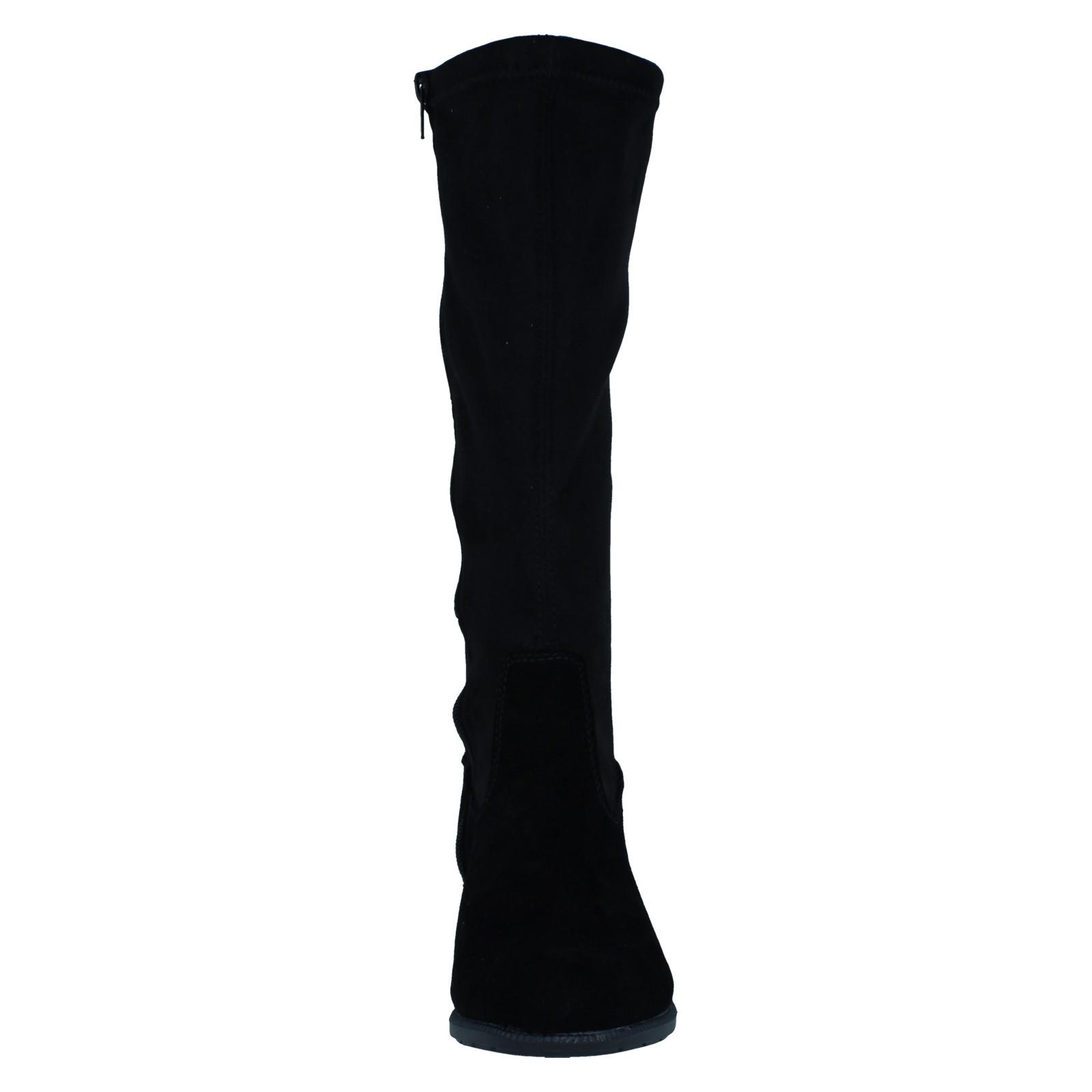 Ladies Rieker Knee High Boots With Fleece Lining '78654' - Picture 4 of 10
