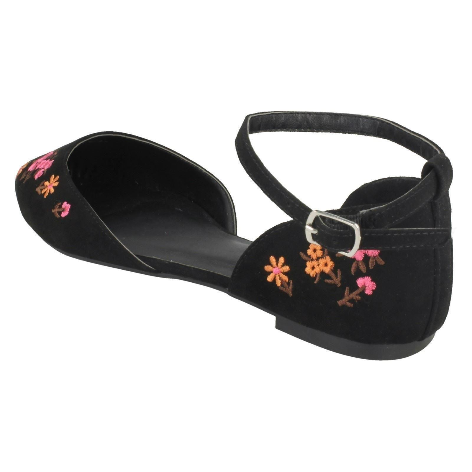 Damen Ballerinas Spot On Knöchelriemen - Bild 17 von 19