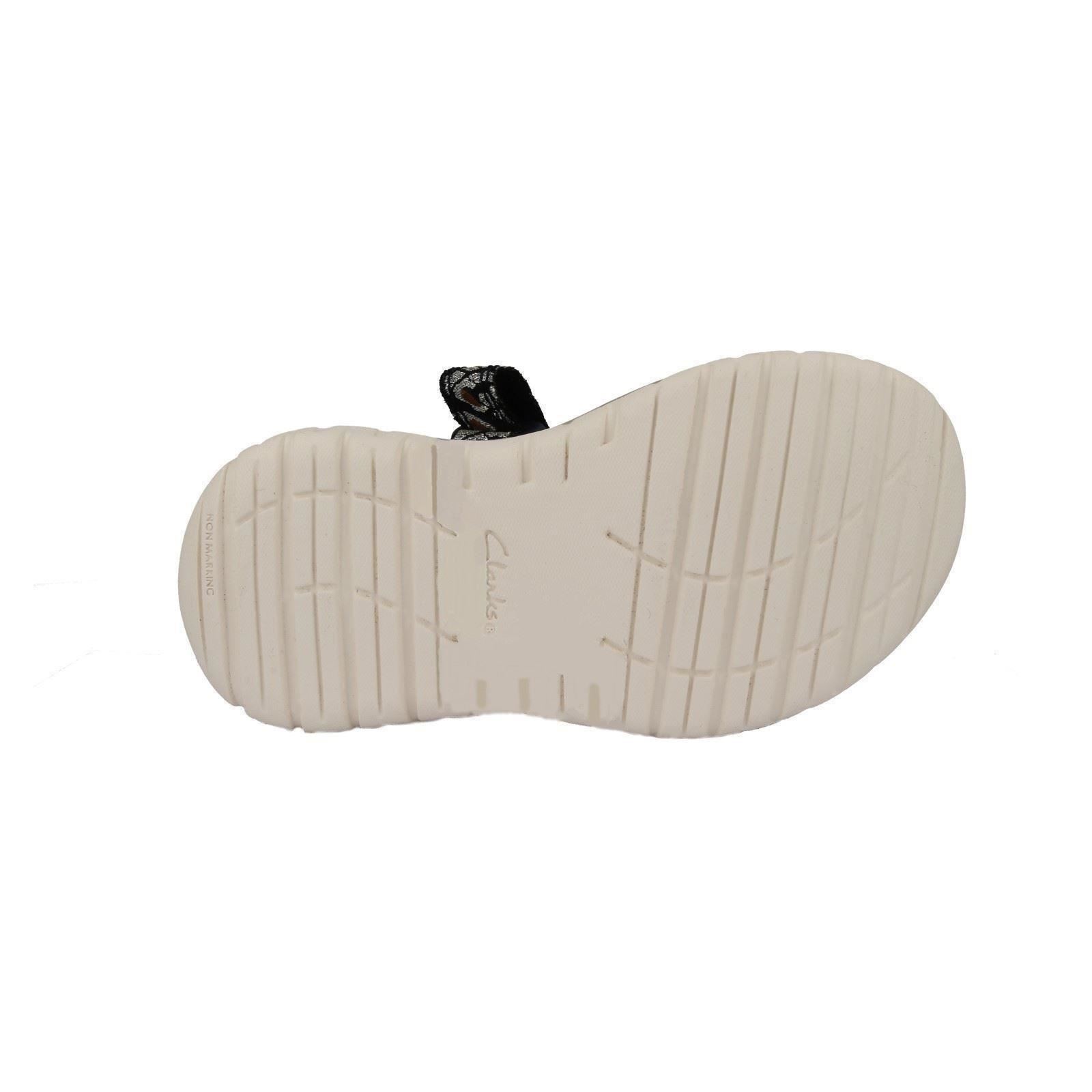 Childrens Clarks Casual Hook & Loop Textile Summer Sandals Surfing Tide K - Picture 46 of 73
