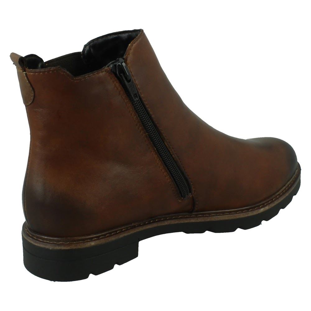 Ladies Remonte-Tex Water Resistant Leather Zip Up Casual Ankle Boots: D2Q70 - Picture 15 of 19