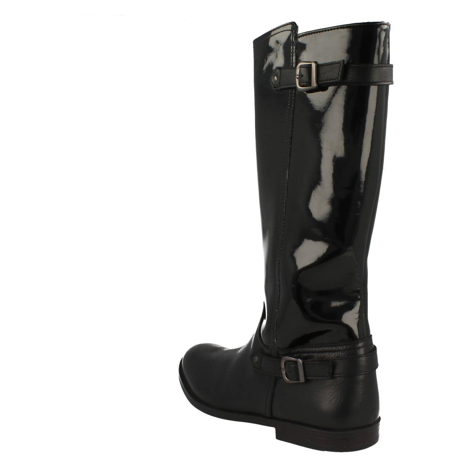 Girls Startrite Flat Knee High Boot with Buckle Details 'Cavaletti' - Picture 15 of 28
