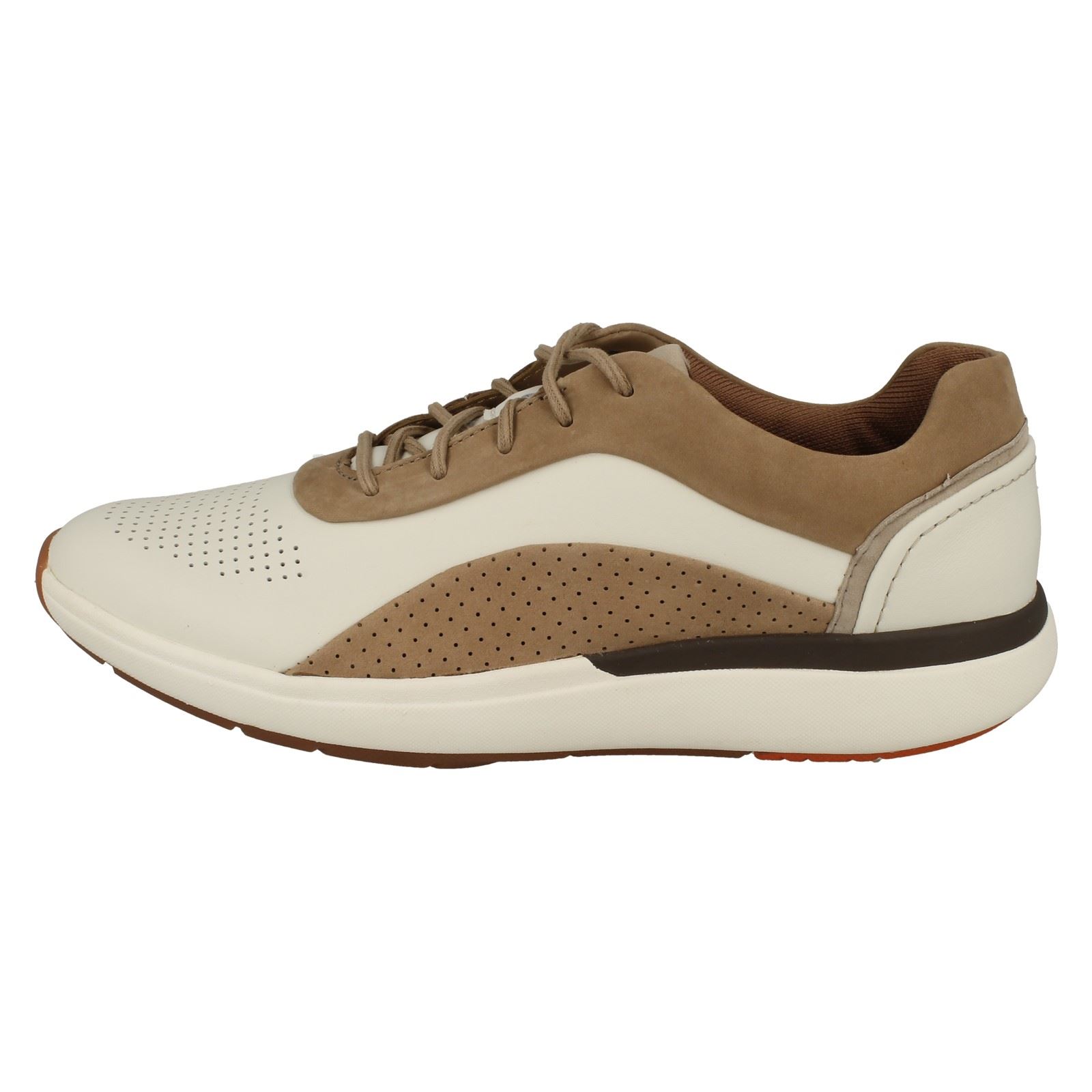 Un Scarpe Cruise strutturate casual ginnastica Clarks da Bianco Lace Ladies Cwq5SYx