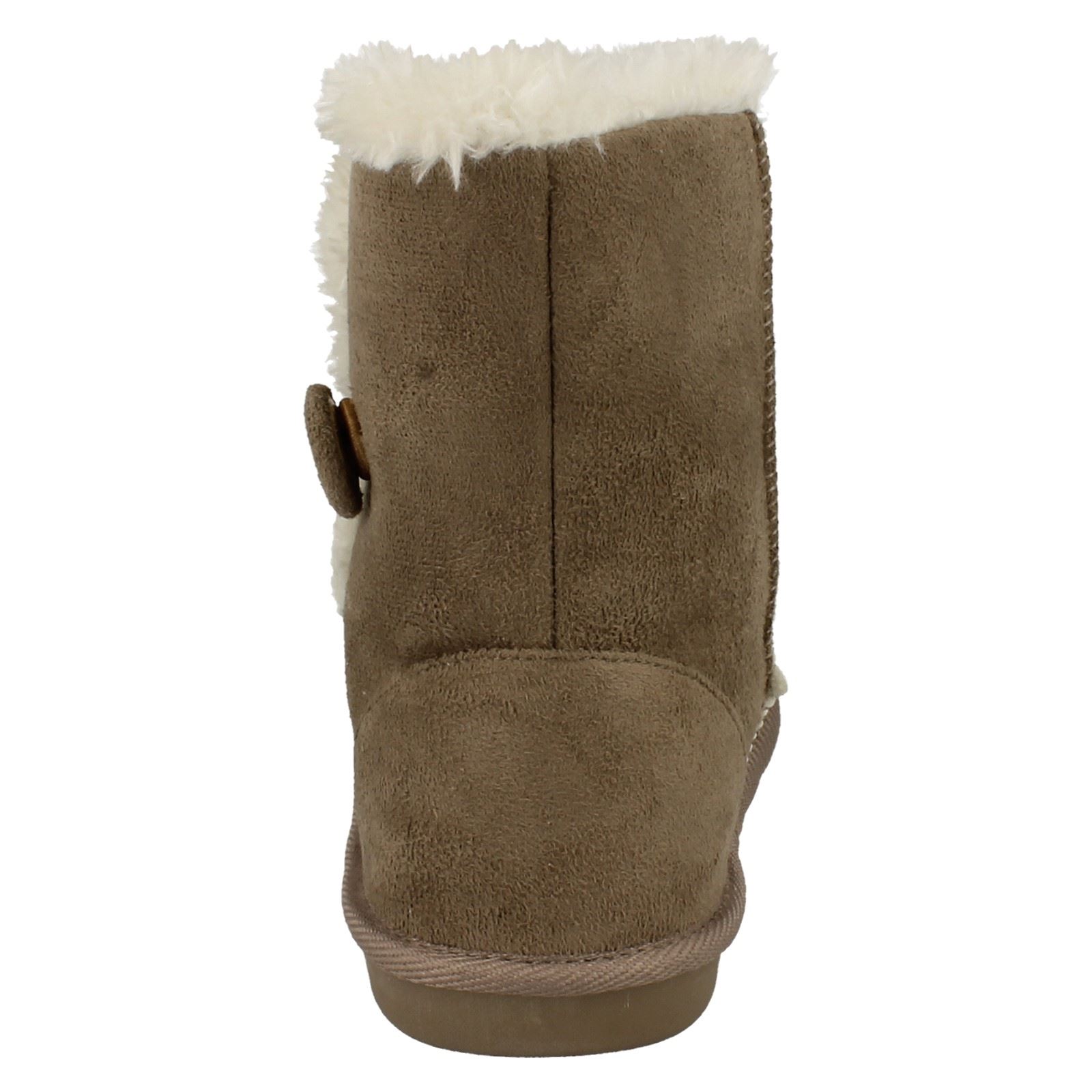 Girls Spot On Faux Fur Lined Short Boots - Picture 19 of 19