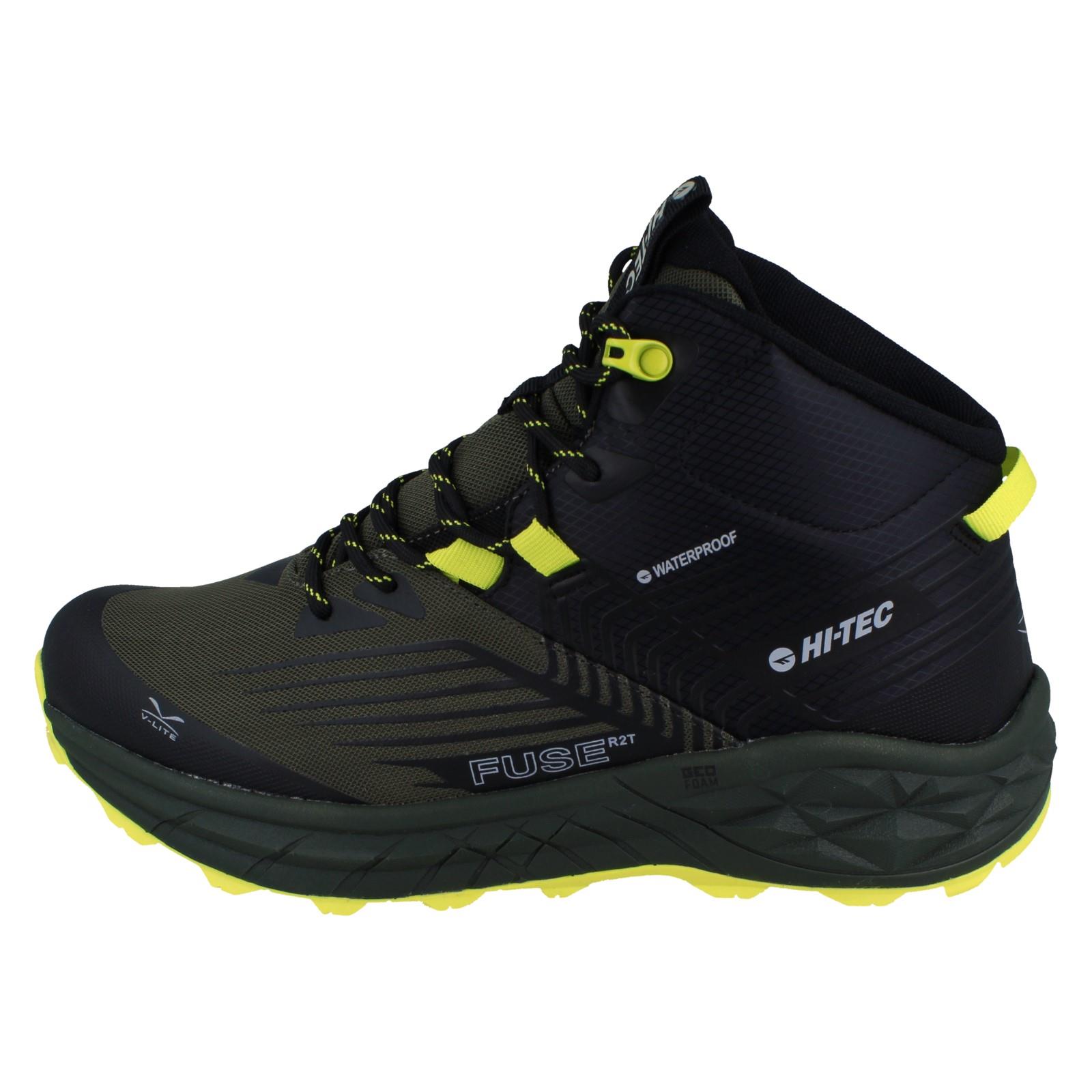 Hombre HI-TEC Fusible Senda Mid Wp Botas Impermeables