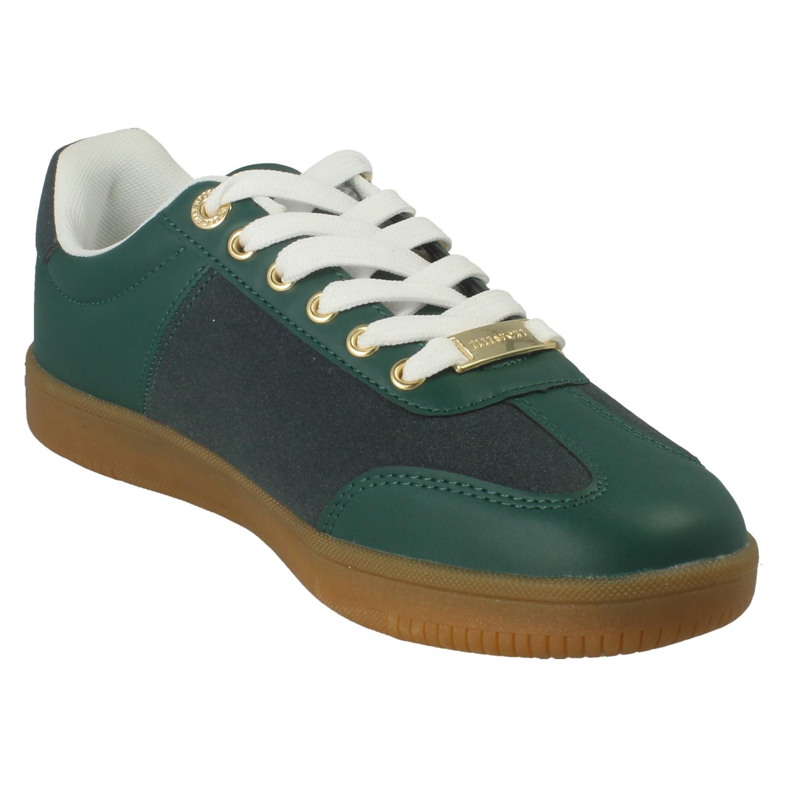 Damen Elle Sport Freizeit Schnürschuhe Sportlich Fitnessstudio Turnschuhe Schuhe F7R335 - Bild 8 von 10