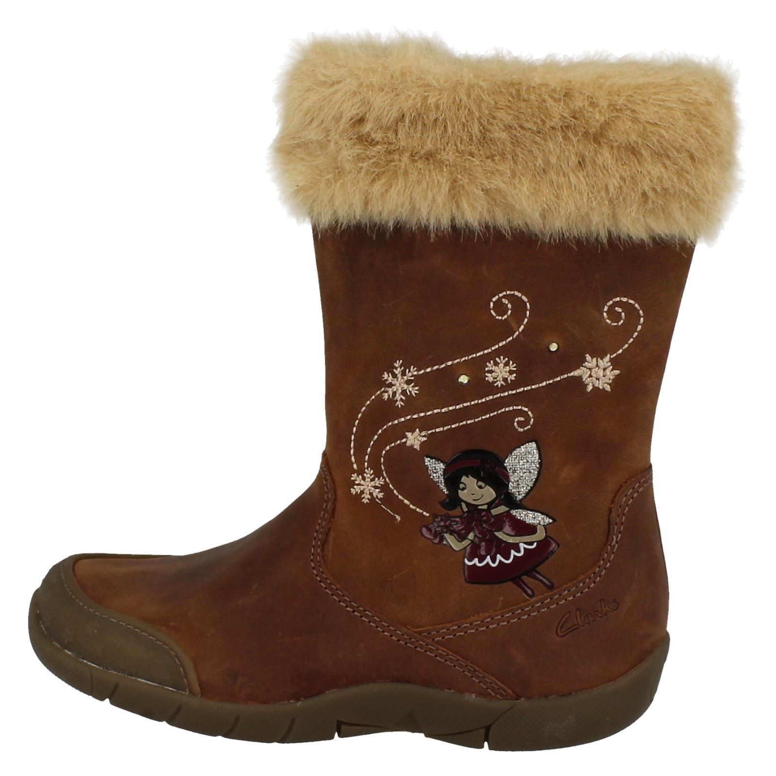 clarks childrens winter boots