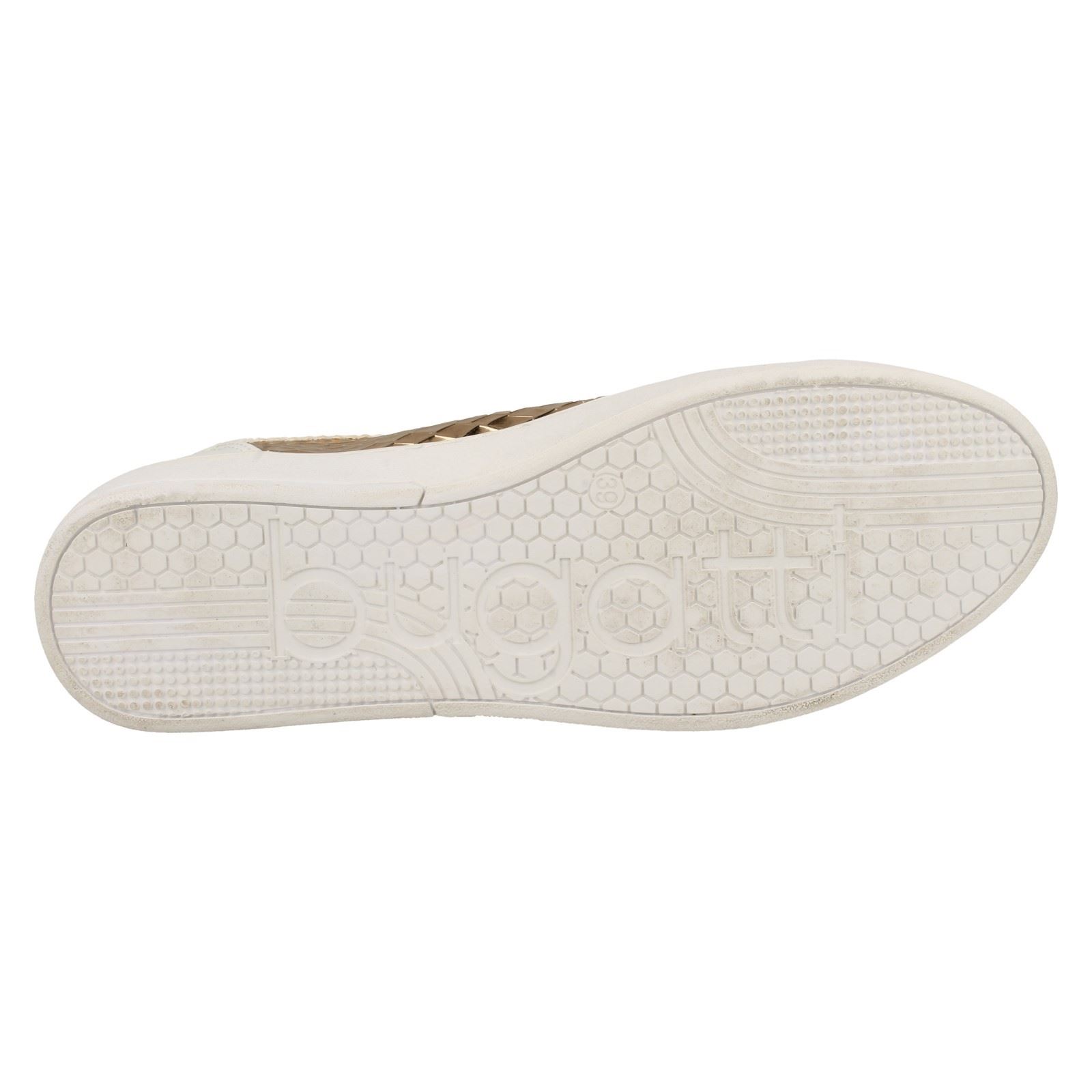 Ladies Bugatti Stylish Reptile Detailed Lace Up Trainers 421-29102-5059-2034 - Picture 10 of 10