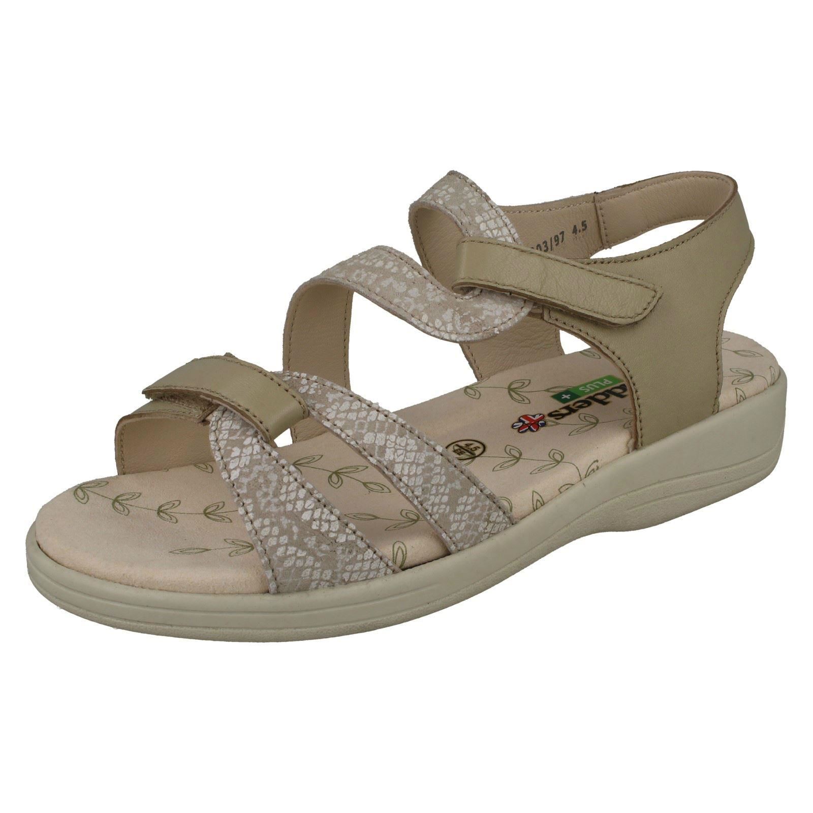 Sandalias de ajuste ancho elegantes con tiras para dama Padders Sunseek - Imagen 2 de 19